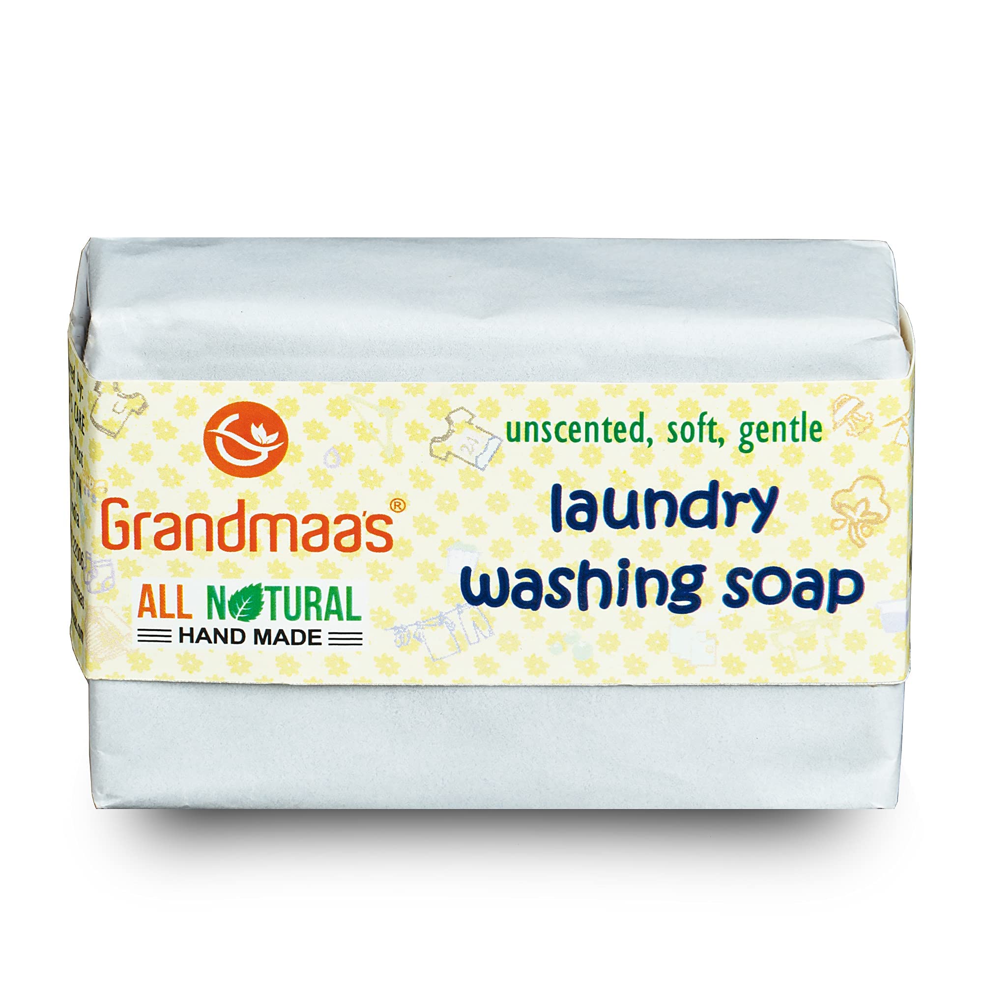 Grandmaas Handmade Organic Laundry Washing Bar Soap for Cloth Washing (100 g (Pack of 4)) (B0BRJF6NPB) Amazon Price History, Amazon Price Tracker
