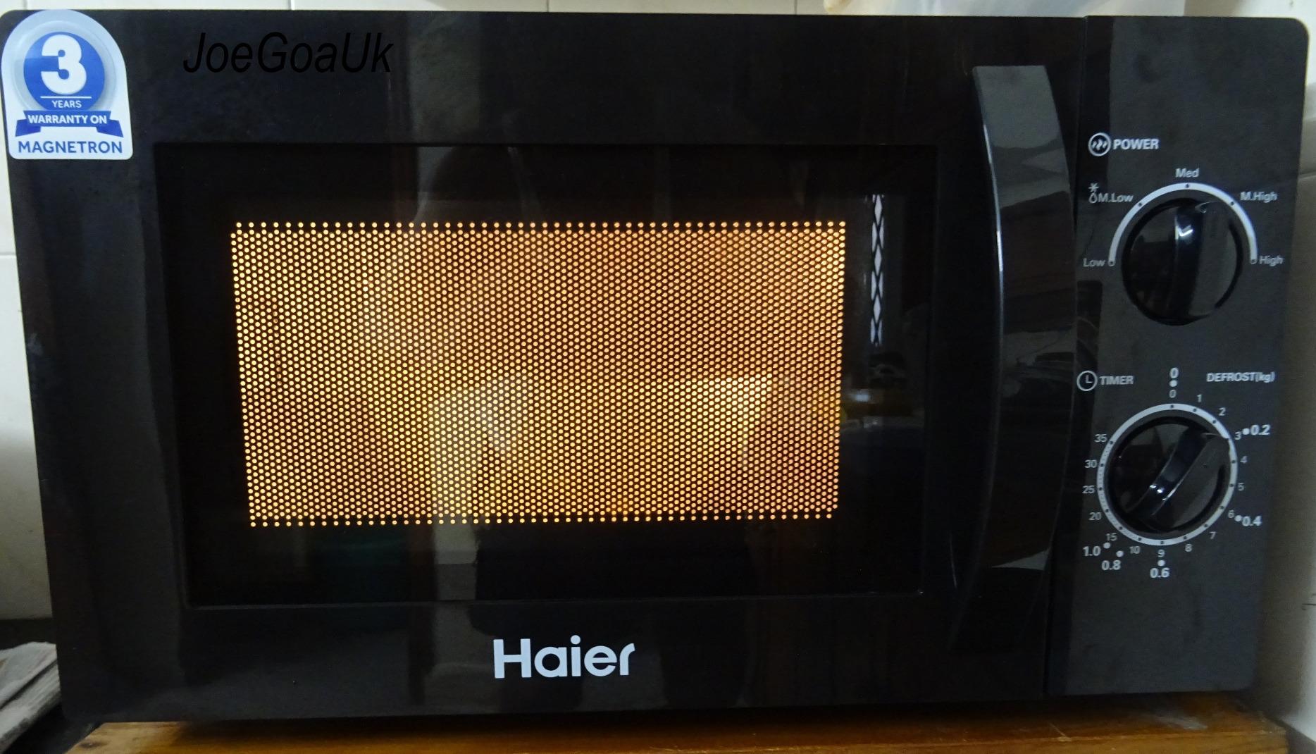 Haier 20L Solo Microwave Oven (HIL2001MWPH, Black) Amazon.in Home