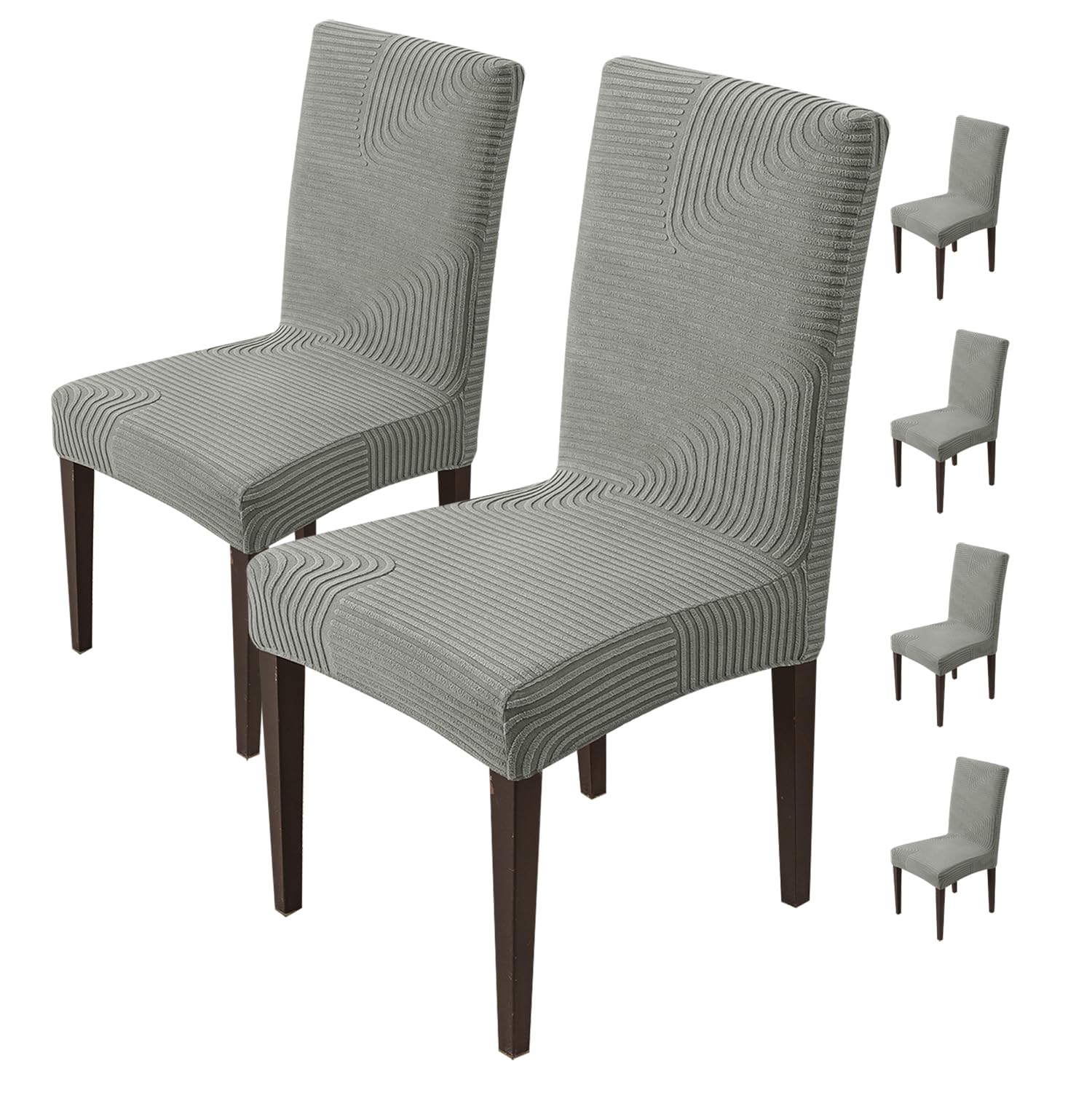 Stretchy Chair Covers - Sapphire Blue (Pack of 6) -21