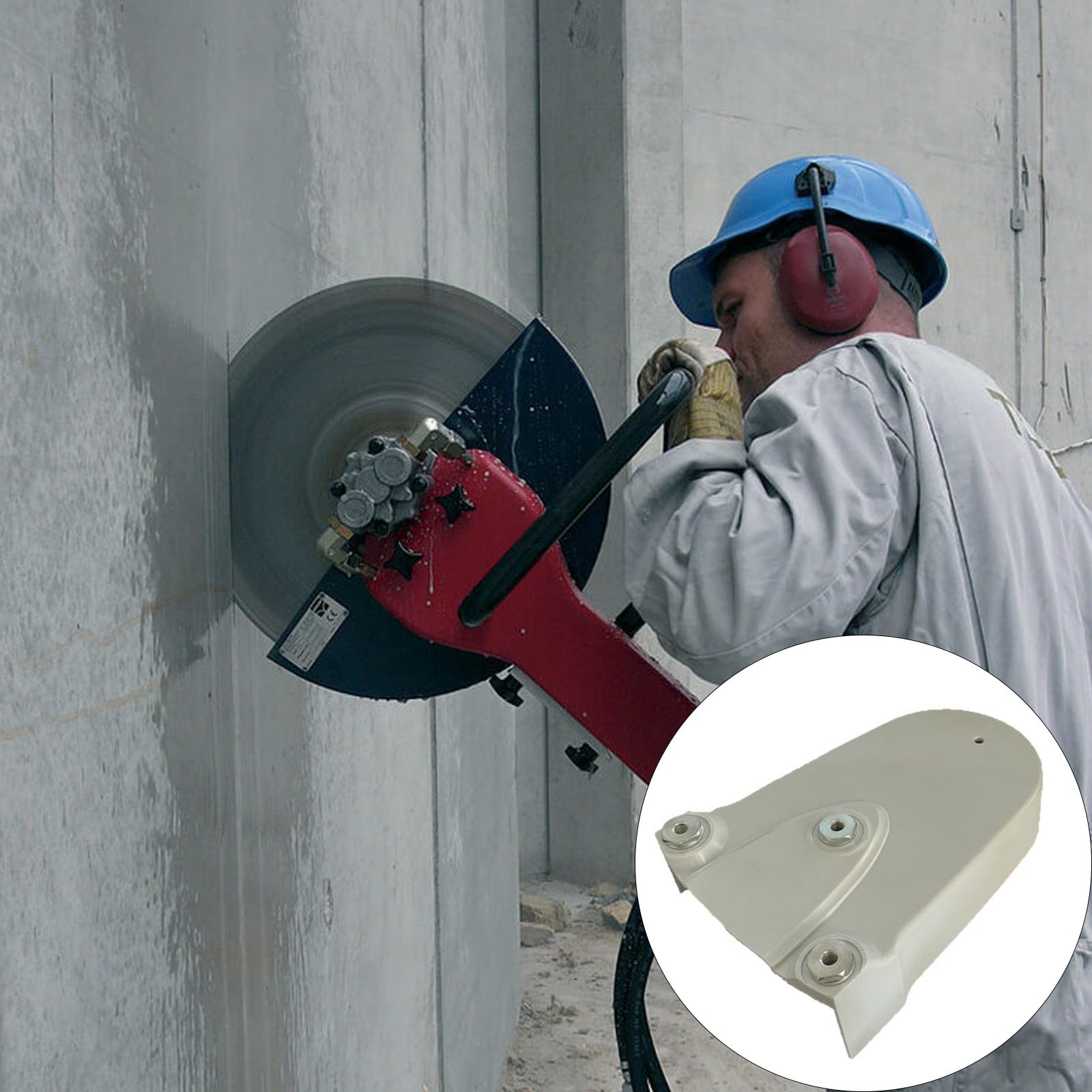 Protezione per cintura alternativa OEM compatibile per elettroutensile TS800 Robusta custodia protettiva in polistirene Protezione per cintura per taglierina per calcestruzzo