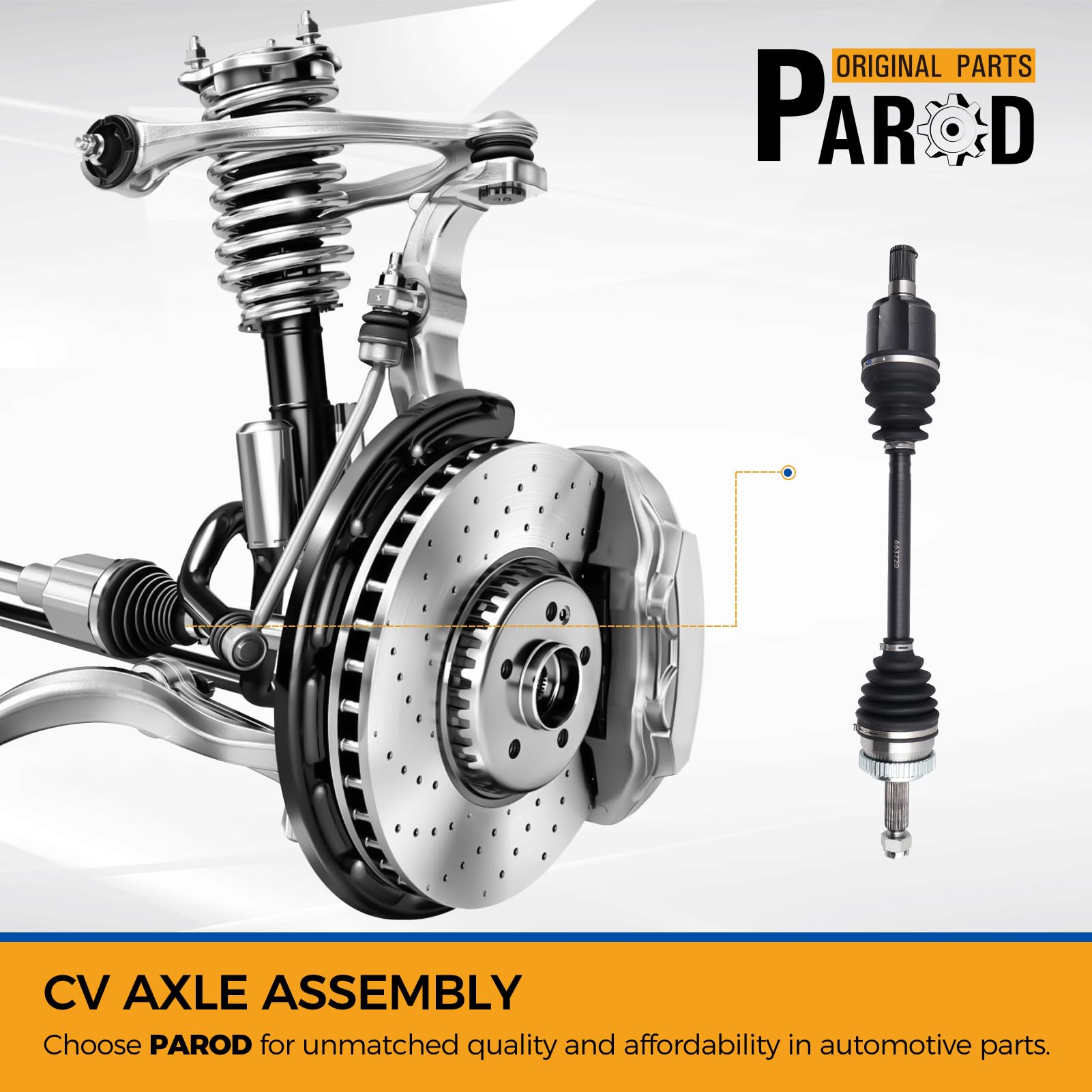 Amazon.com: PAROD 663720 CV Axle Assembly Fit for 2011 2012 2013