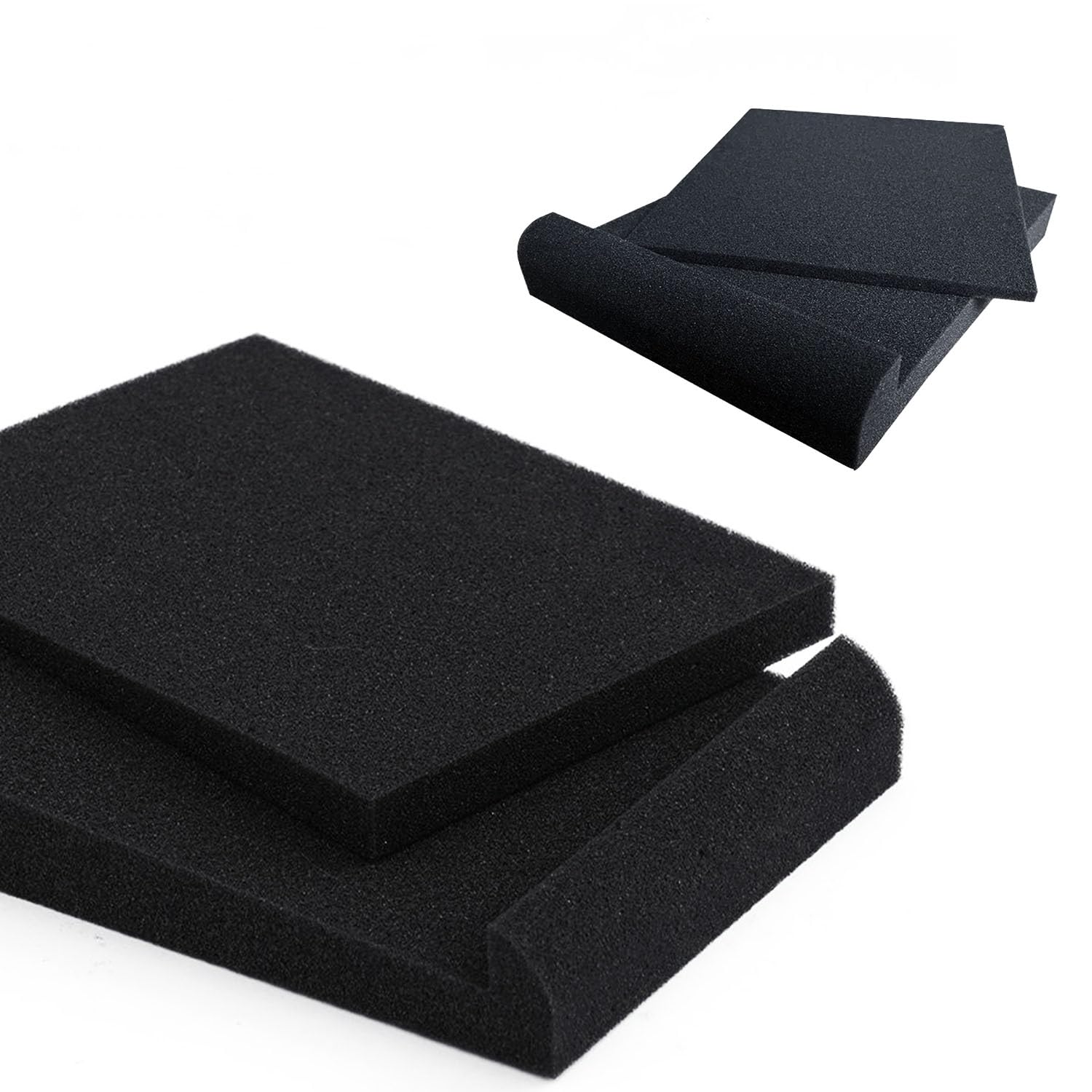 Amazon | スピーカー 防音マット 高密度防音スポンジ 自由に組み合わせ