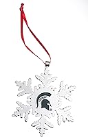 Vista 16 de Adorno navideño de copo de nieve de Alabama Crimson Tide