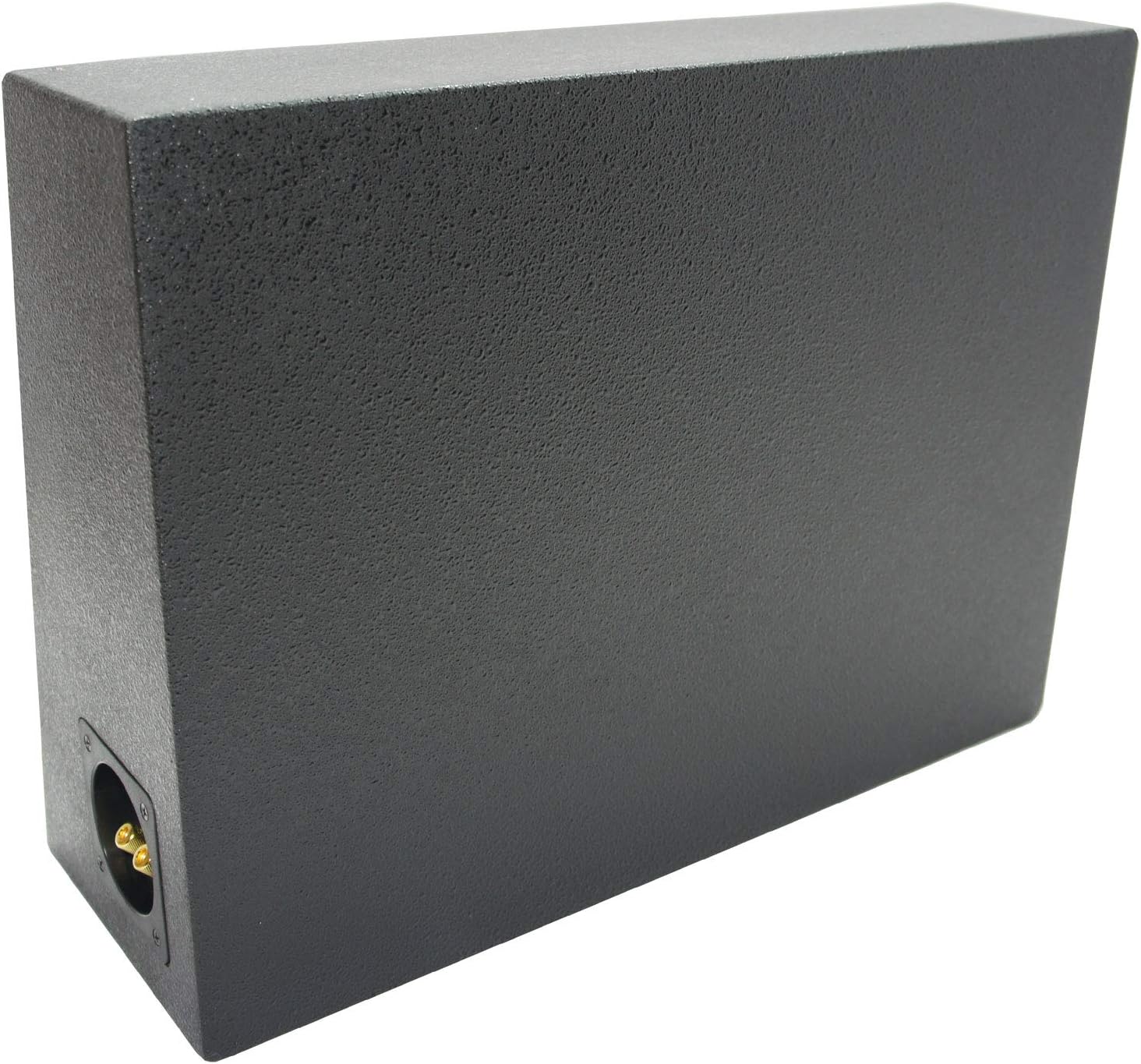 American Sound Connection Universal Regular Standard Truck Cab Single 10" Sub Box Enclosure - Rhino Coated