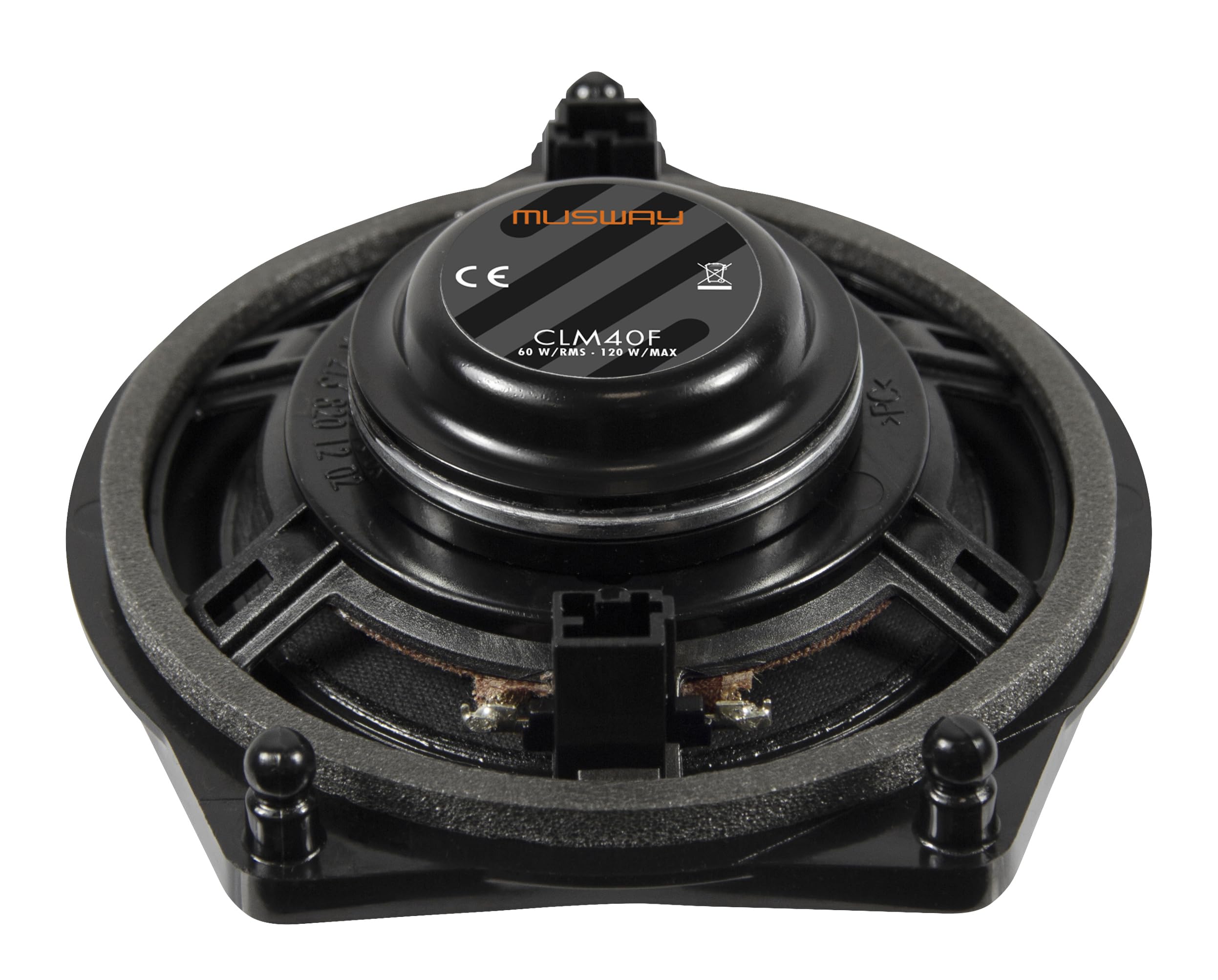 MUSWAY CLM40F - Altavoz central de 10 cm (4") con función SOS compatible con Mercedes-Benz Clase C/GLC/E