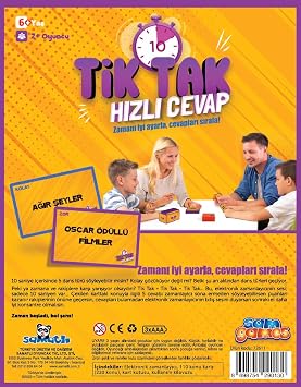 Tik Tak Hızlı Cevap, Çok Renkli