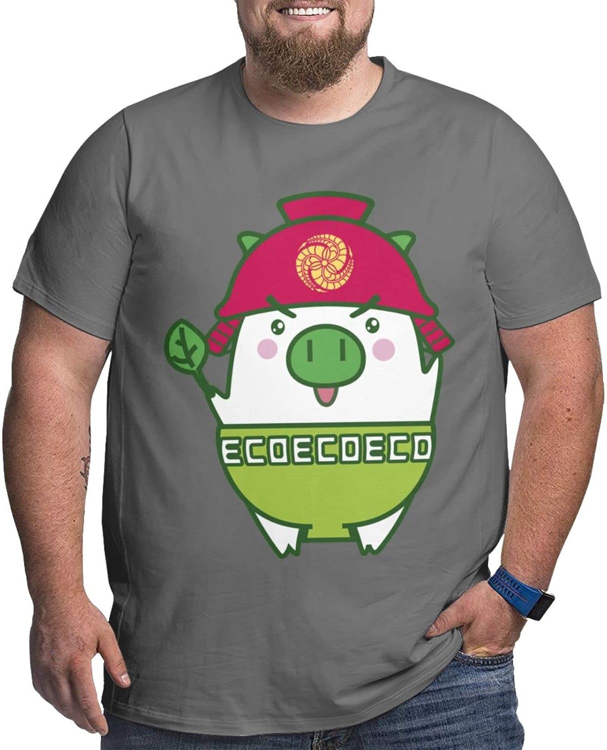 Amazon Co Jp ゆるキャラ 豚 メンズラウンドネック半袖tシャツ 大きいサイズ男普段着のカジュアルな夏服 T Shirt 汗を吸収し 通気性があり ファッション Amazon Co Jp ゆるキャラ 豚 メンズラウンドネック半袖tシャツ 大きいサイズ男普段着のカジュアルな夏服 T Shirt 汗を吸収し 通気性があり ファッション