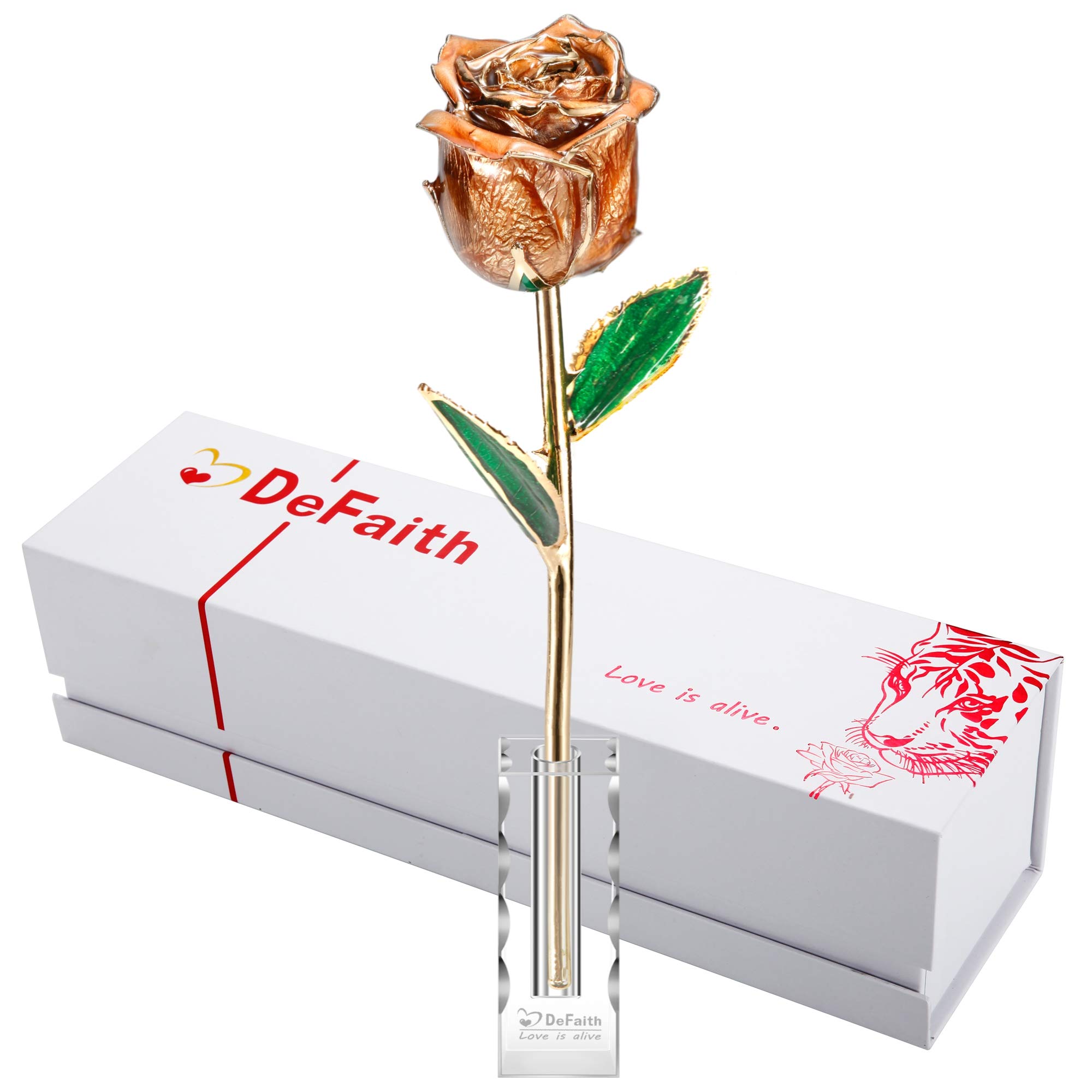 DEFAITH 金メッキ（1部24K） バラ 置物 DEFAITH 金メッキ（1部24K） バラ 置物 楽天市場】24K 金メッキ バラ