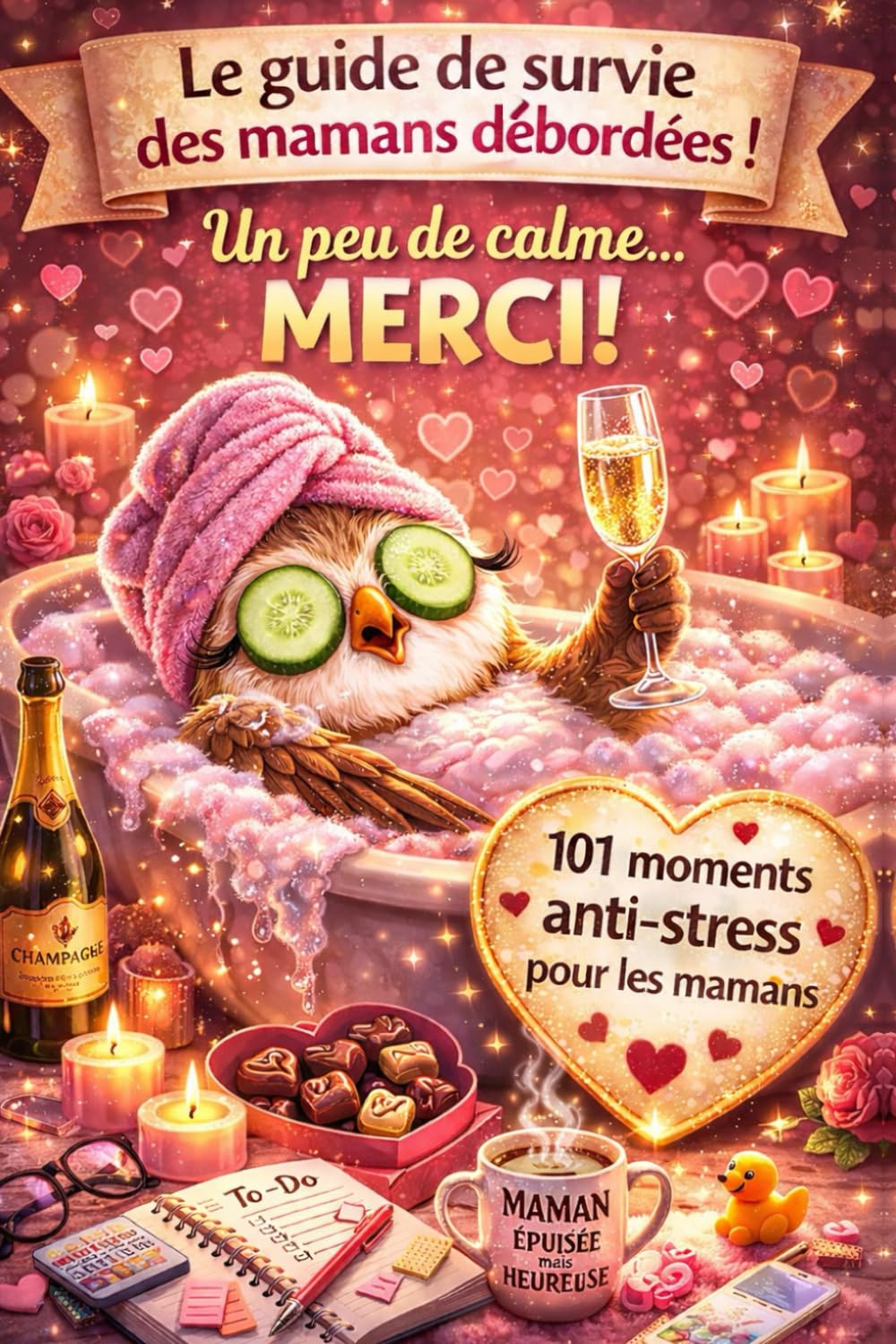 Le guide de survie pour les mamans débordées - Un peu de calme... MERCI: 101 moments anti-stress pour les mamans
