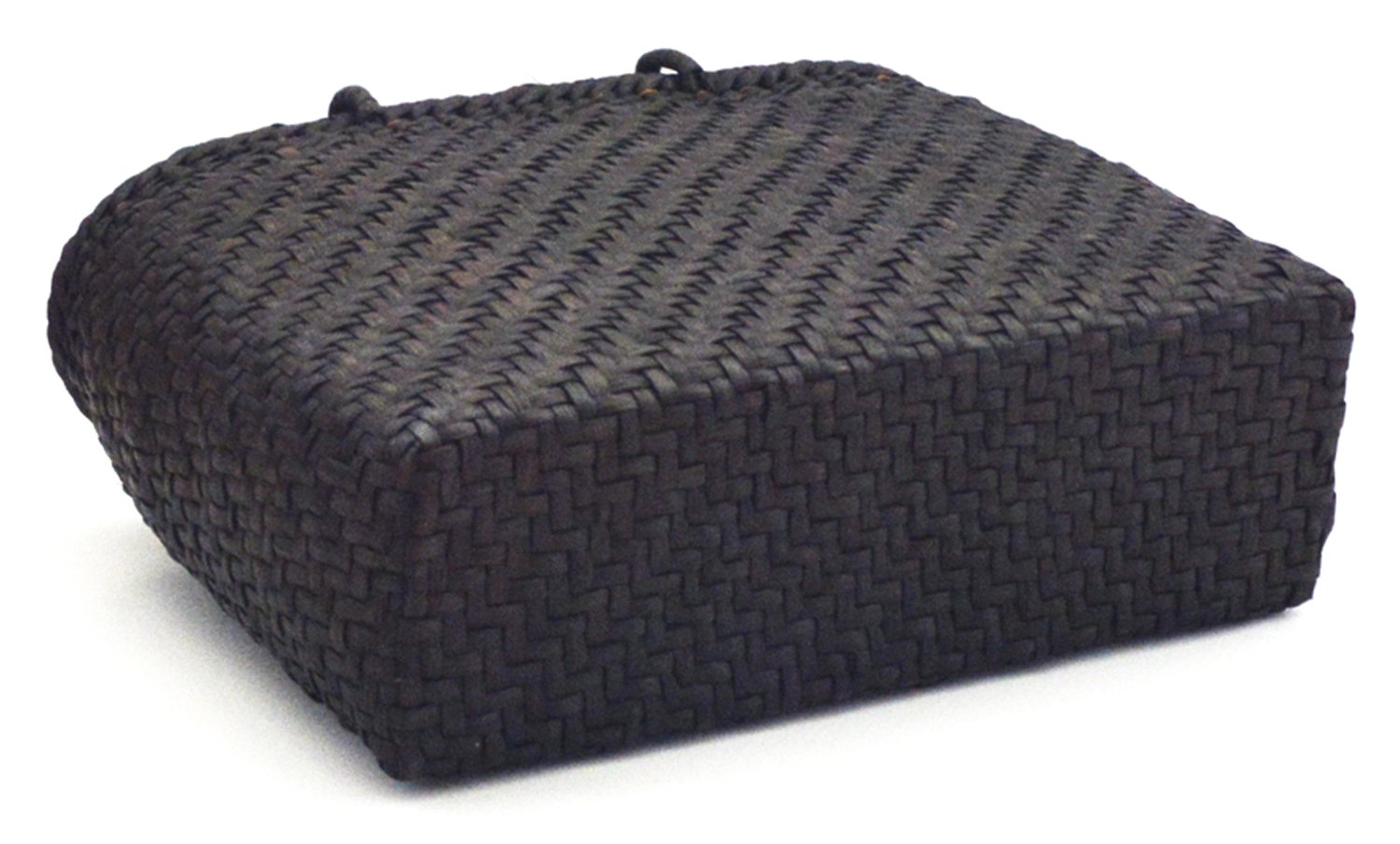 Amazon.co.jp: アイトー 山葡萄 籠バッグ (内布・かぶせ付) 黒染 網代