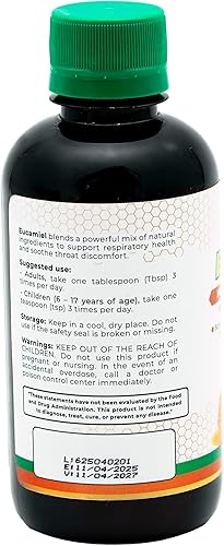 Miniatura 2 de Vall-Eucamiel - Solución oral Eucamiel - 8 fl oz (8.1 fl oz) - Sabor a eucalipto - Apoya la expulsión natural de flema y alivia la garganta para una