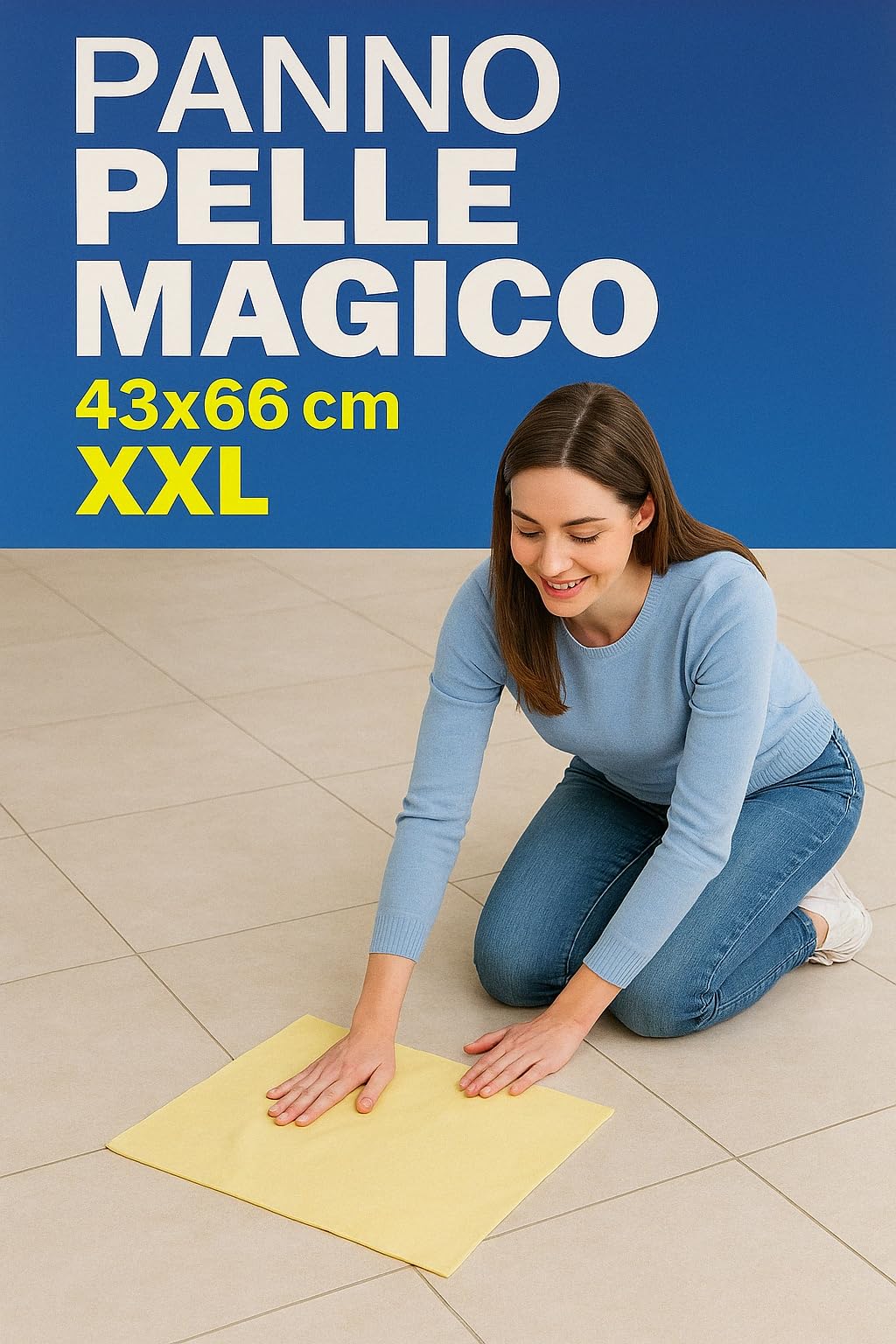 Terryshop74 - 6 Panni Magici PVA Lattice 30x30 Cm | 3 Colori | Pulizia Senza Detersivo - Foto 2