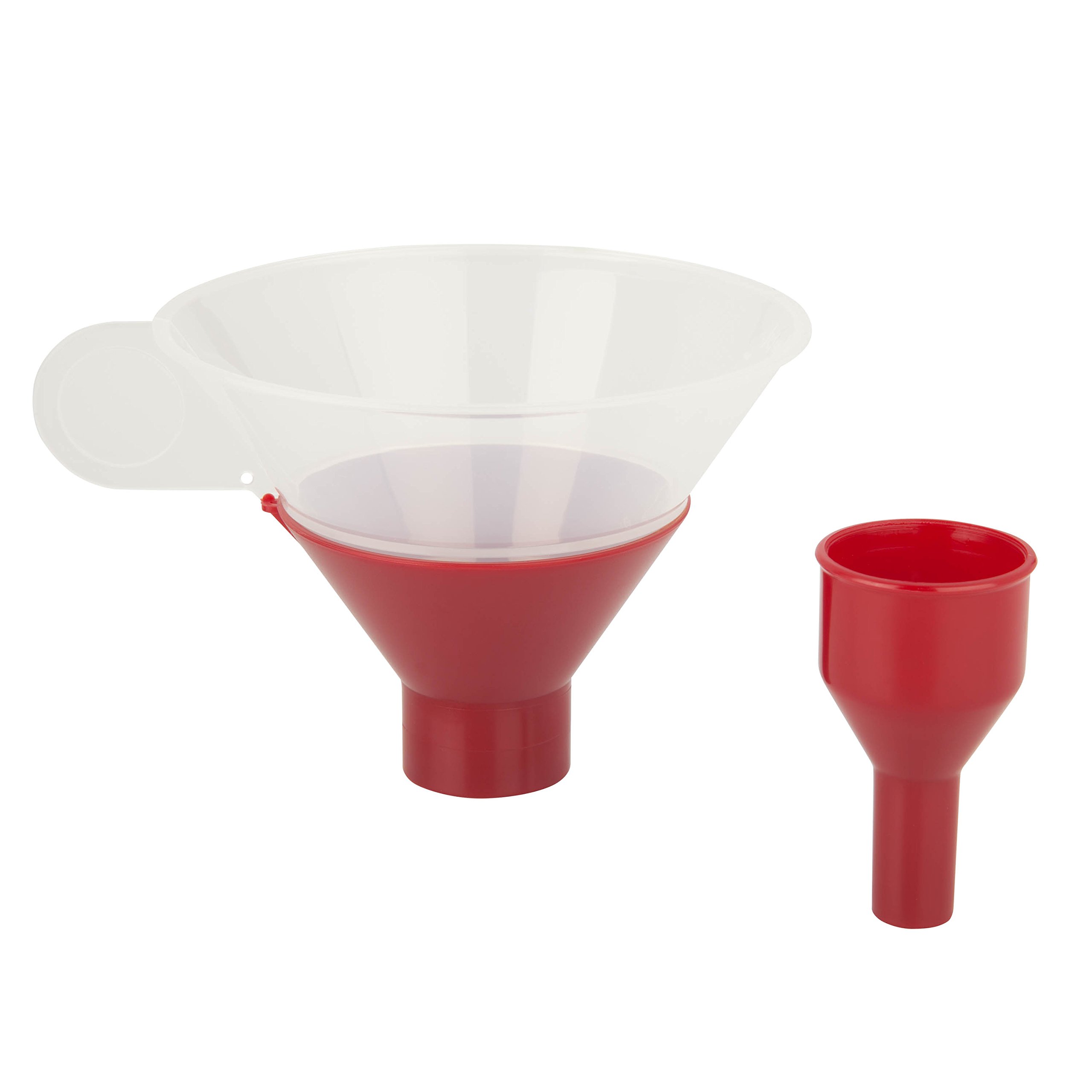 ZevroPlastic Smart Funnel, Red/White