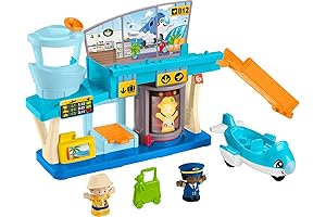 Little People Travel Adventures Airport Travel Playset for Toddlers