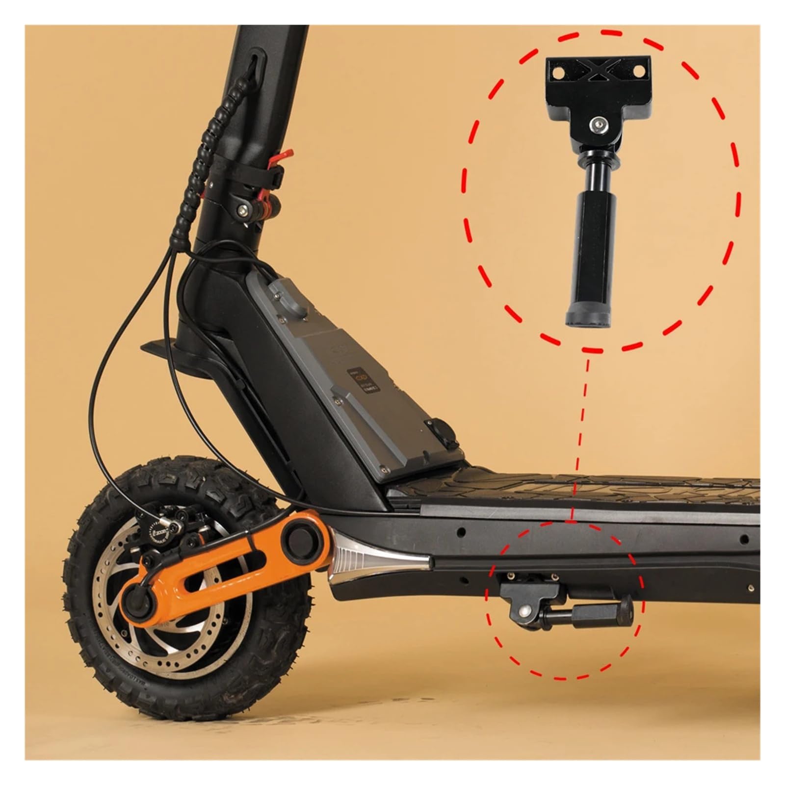 Supporto for piedi for scooter elettrico, Compatible With INOKIM, OXO OX cavalletto di ricambio per monopattino elettrico