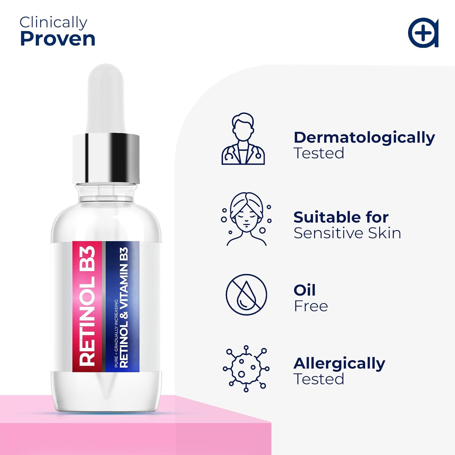 Resurfacing Retinol Serum for Face with Vitamin B3 - Retinol Total Package Serum for Anti Aging, Wrinkles, Fine Lines, Acne Scar and Sun Spots for a Radiant Complexion - Boost Collagen and Hydrates - Image 4