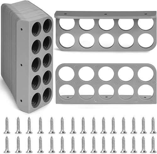 Paquete de 20 soportes de cable para persecución de cables, soporte de cable para gestión organizada de cables eléctricos NMB, dispensador de cables