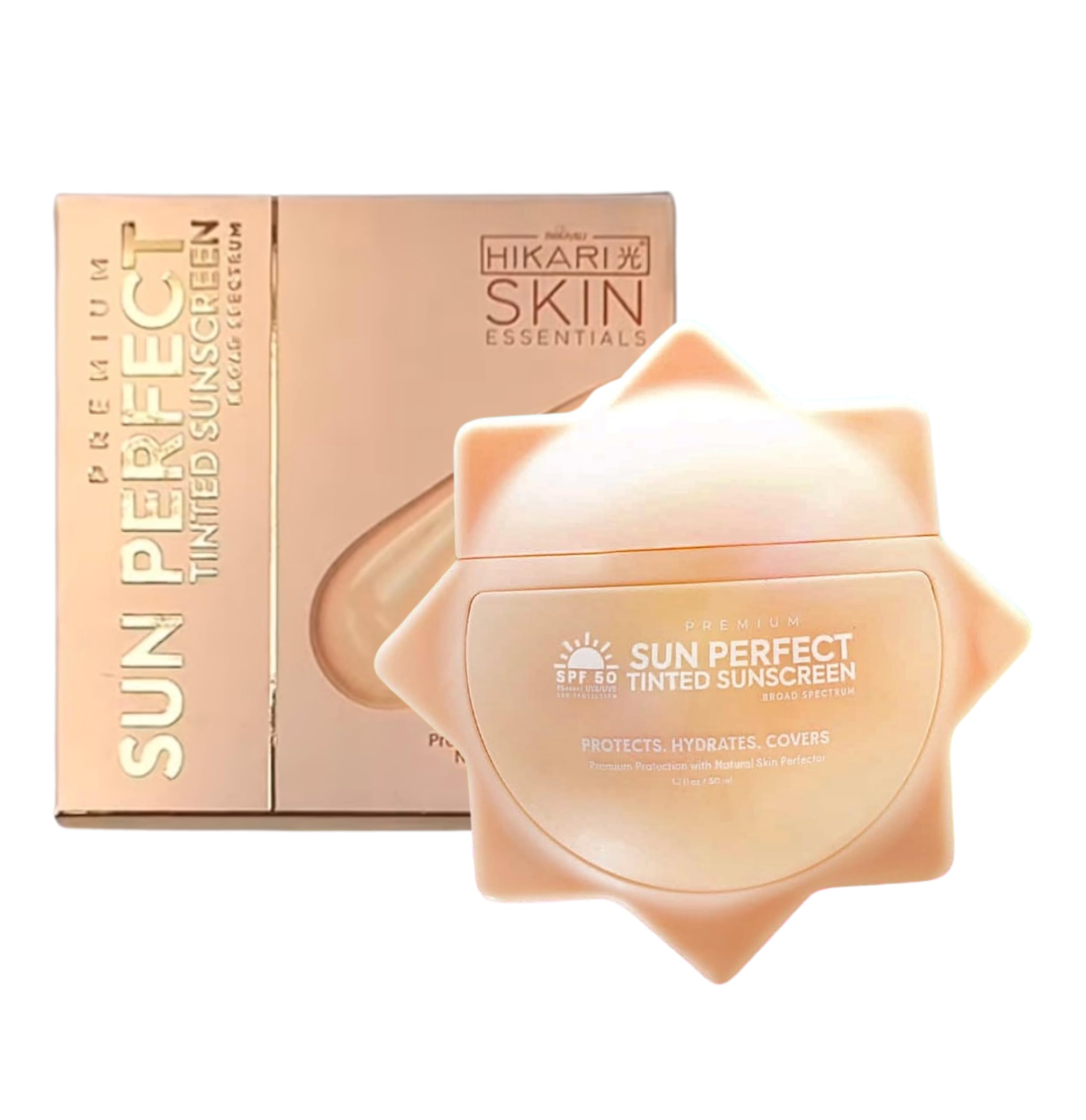 Amazon.co.jp: Hikari Premium Sun Perfect Tinted Sunscreen Spf 50