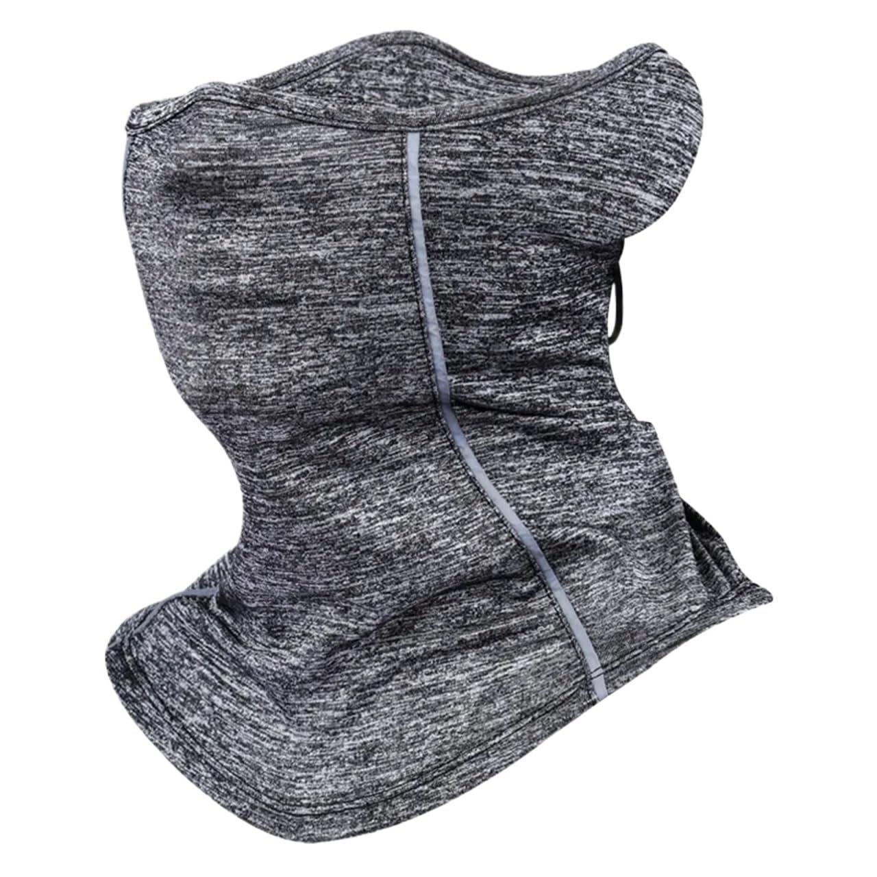 Masque De Cyclisme Cagoule à Bande réfléchissante, 2 pièces, guêtre de Cou en Soie glacée, Demi-Masque de Cyclisme for Moto en Plein air Écharpe pour La Moto