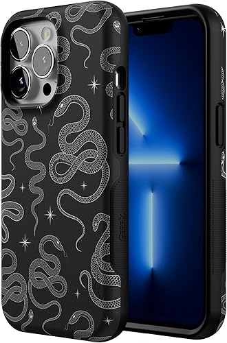 Vista 901 de Casely iPhone 13 Pro Case Compatible with MagSafe Blue Marble Case