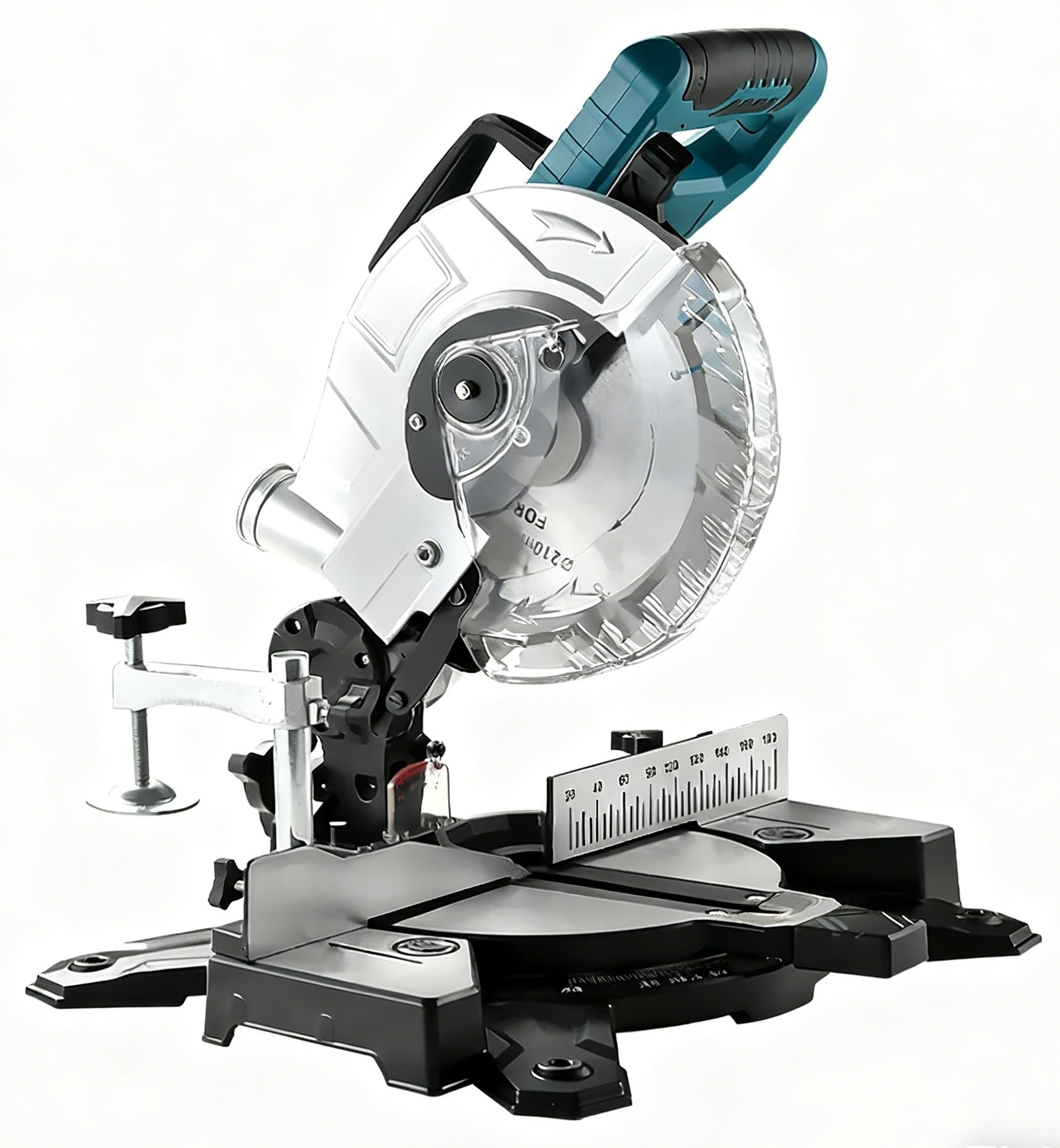 Scie à onglets radiale professionnelle compatible avec Makita 18 V batterie lith