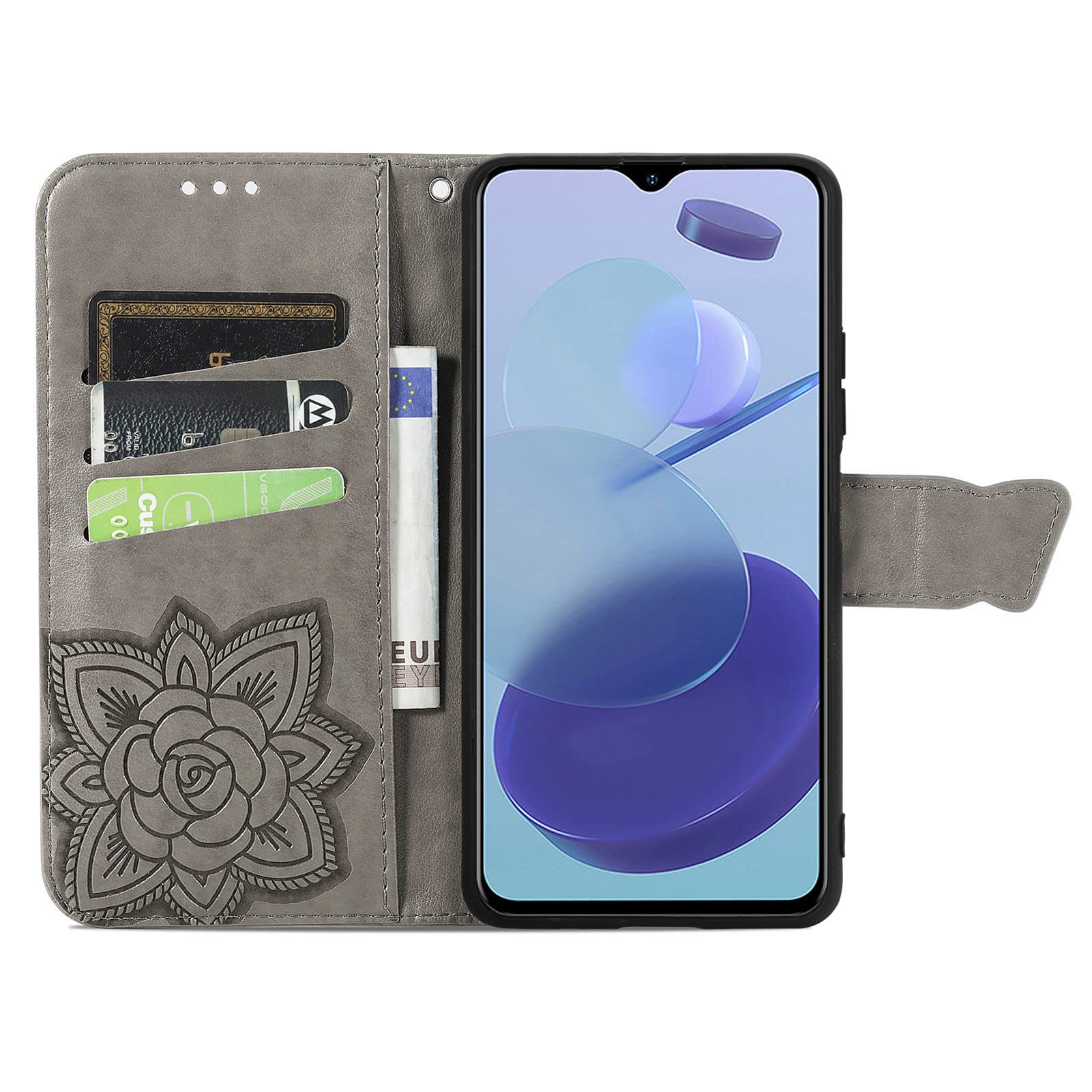 JIUNINE Funda Para Ulefone Note 12 / 12P, Antigolpes Carcasa Libro