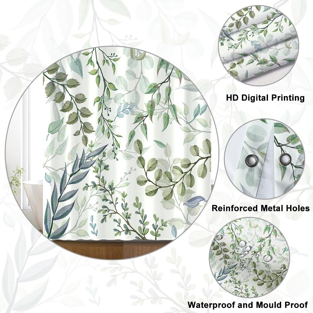 Uiiooazy Eucalyptus Shower Curtain - Image 4