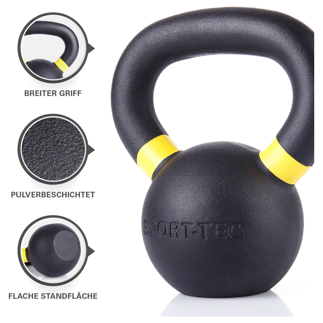 Kettlebells à revêtement par poudrage
