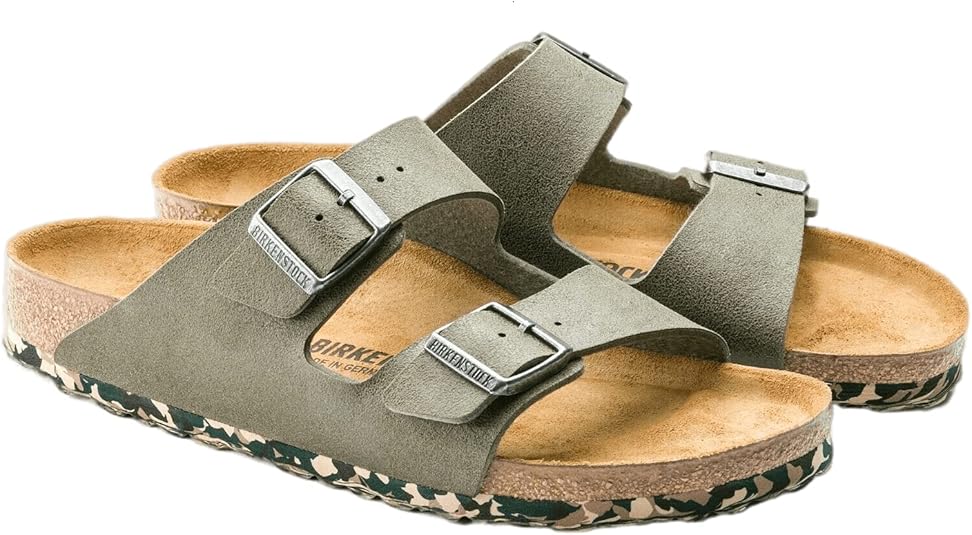 Birkenstock Kids Arizona Sandals, MF Hexagon Tech Blue, 8