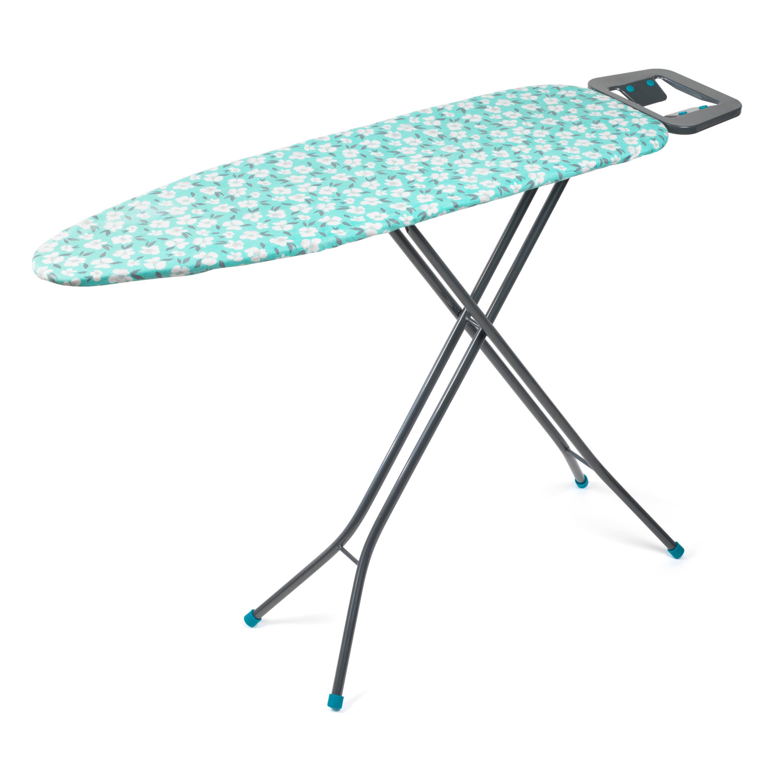 Beldray LA023995POP Folding Ironing Board - Collapsible Ironing Table, 7 Variable Heights, Lightweight and Compact, Suitable for Left & Right-Handed Use, Adjustable Iron Rest, 110 x 33 cm, Poppy Print โ image 1