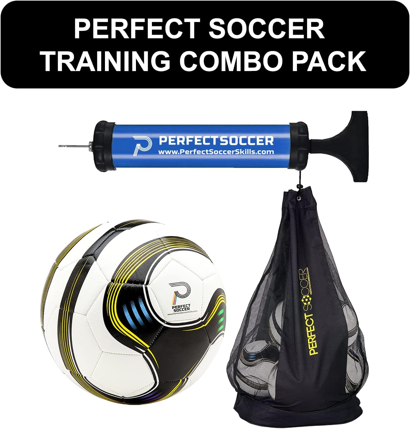 Buy Perfect Soccer Balls Size 5 Set of 10 Designed to Hold Pressure