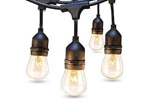 Luces para Patio, Adllon - Cadena de luces de exterior de 48...