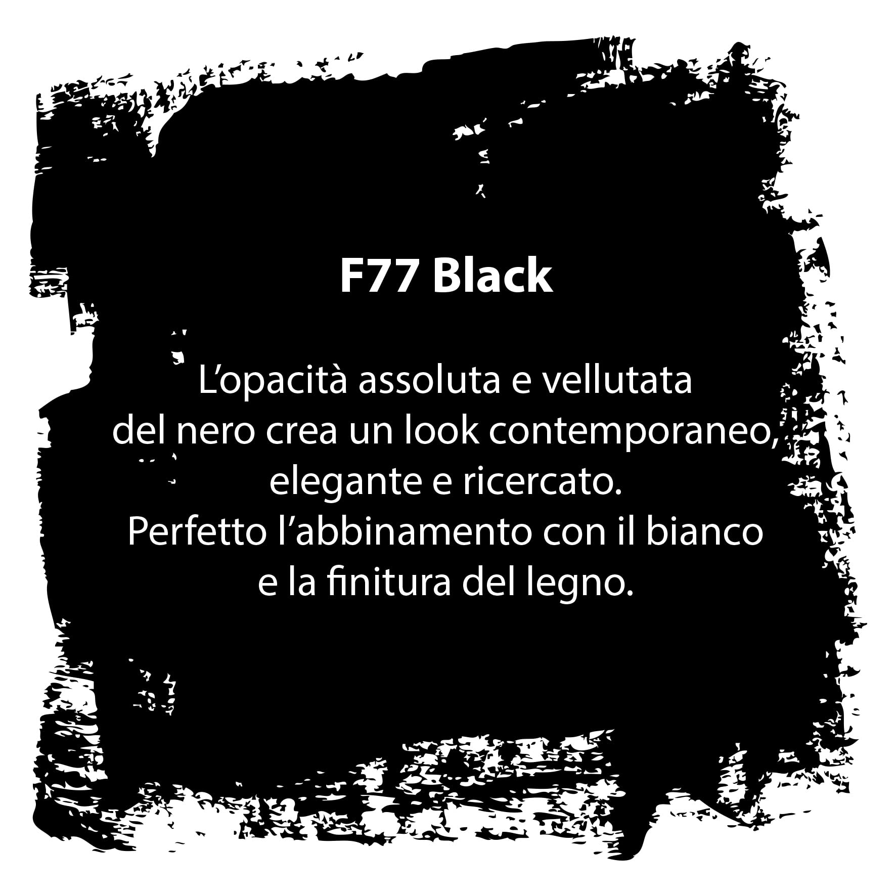 Fleur Paint 12002 farba mineralna na bazie wody, 130 ml, czarna