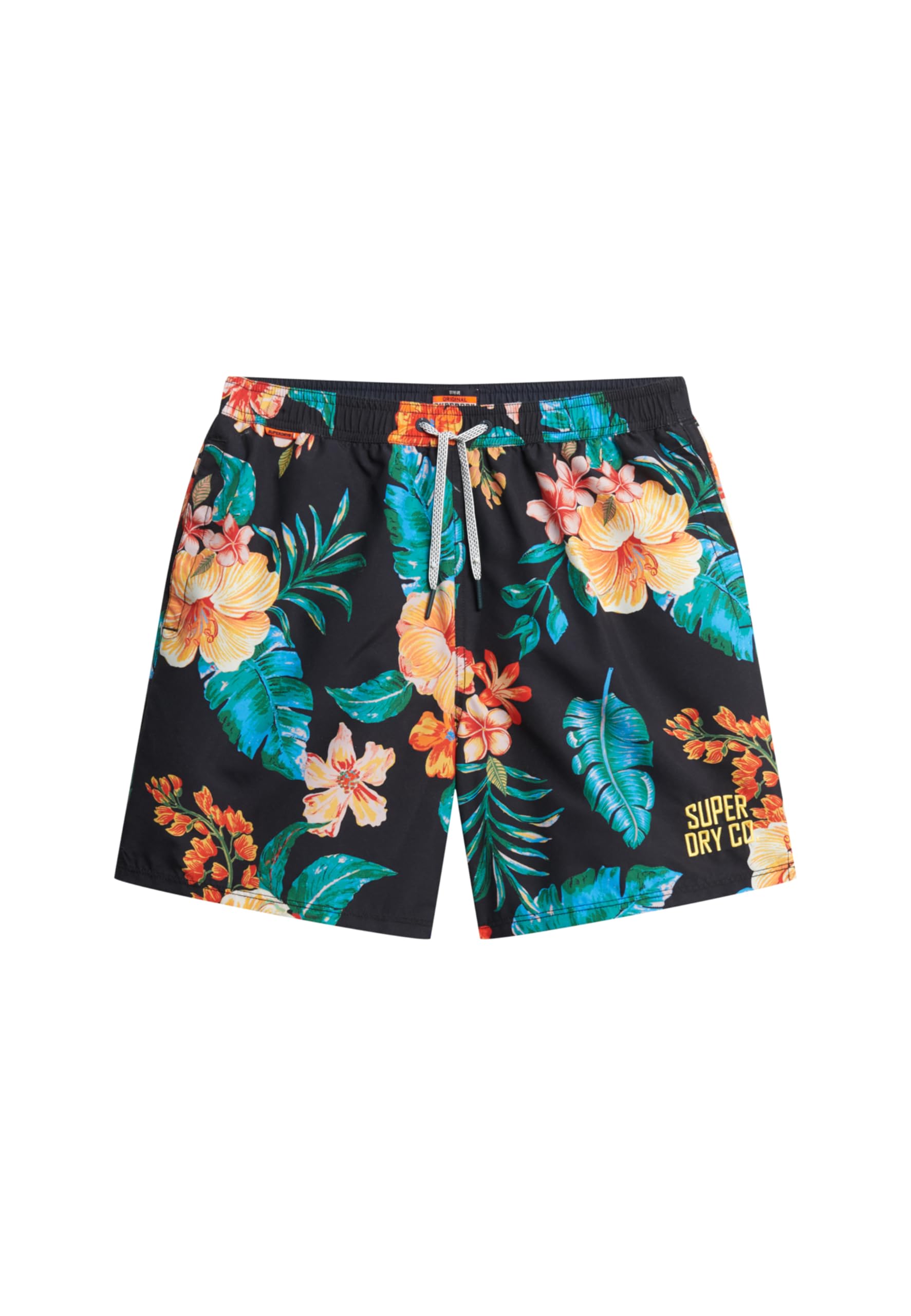 Superdry Noir Swim Shorts Hawaïen