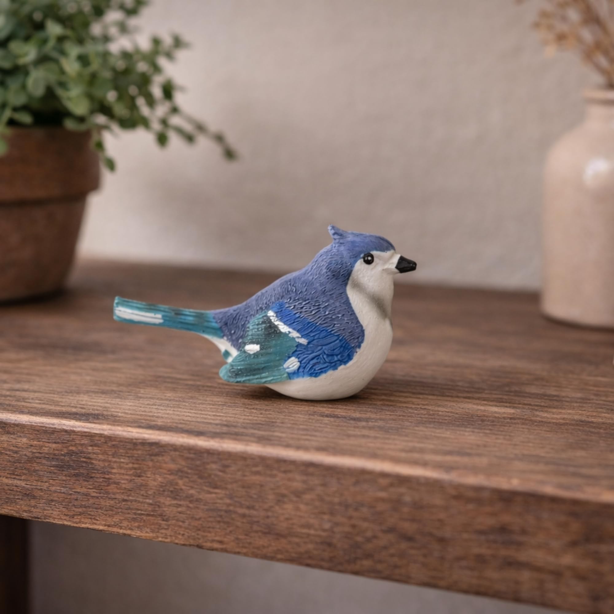 Amazon.com: Bridge Collection Blue Jay Bird Figurine - Home