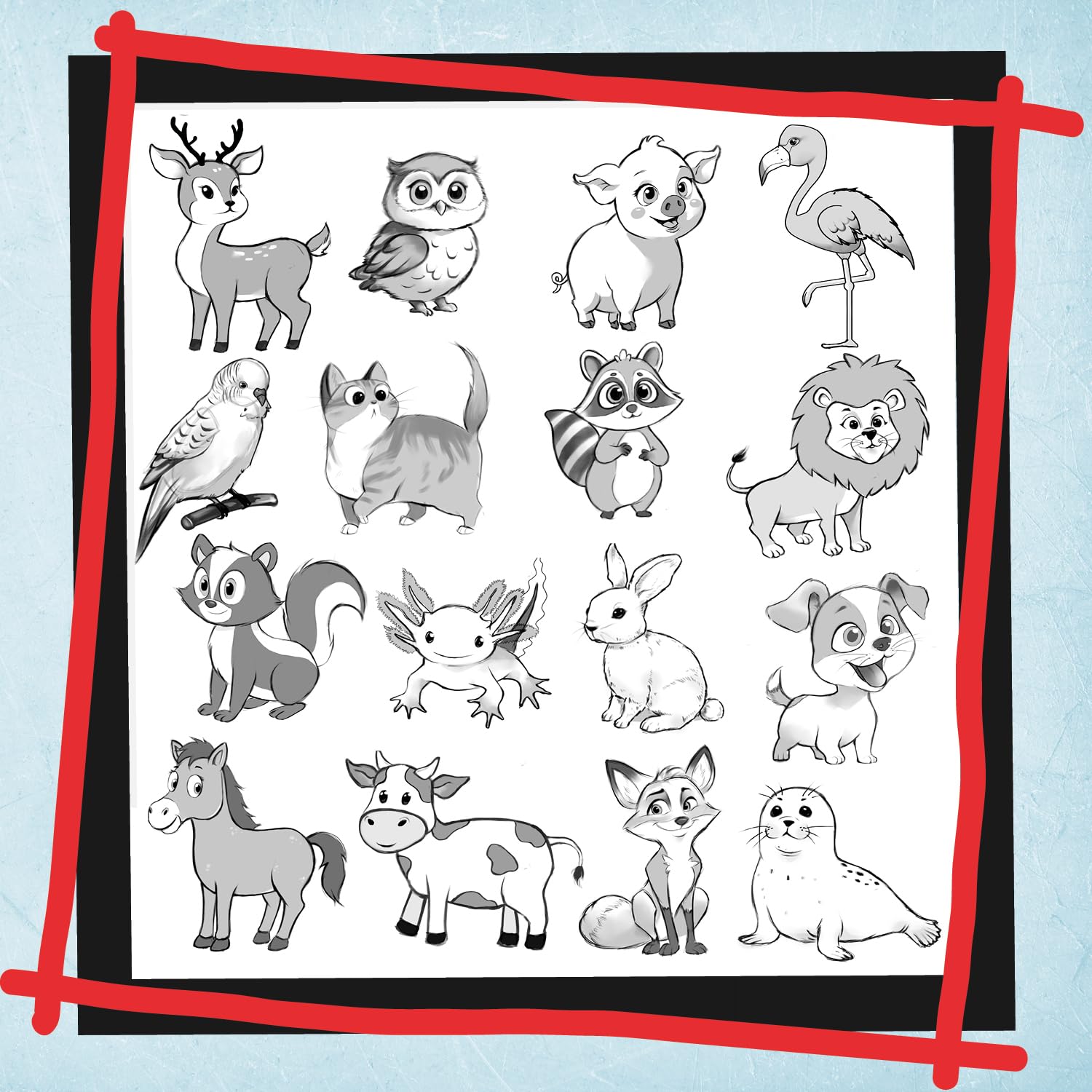 Coole Tiere zeichnen und skizzieren lernen (für Kinder ab 10 & Anfänger): Zeichenbuch mit einfachen Schritt-Anleitungen, Mitmachseiten, Checklisten & Zeichentricks (Zeichnen lernen, Band 20)