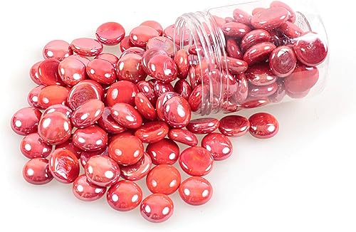 Miniatura 2 de Cuentas de vidrio redondas reflectantes de alto brillo con piedras de grava, piedras de grava, rellenos de jarrón para hoguera, pecera, acuario,