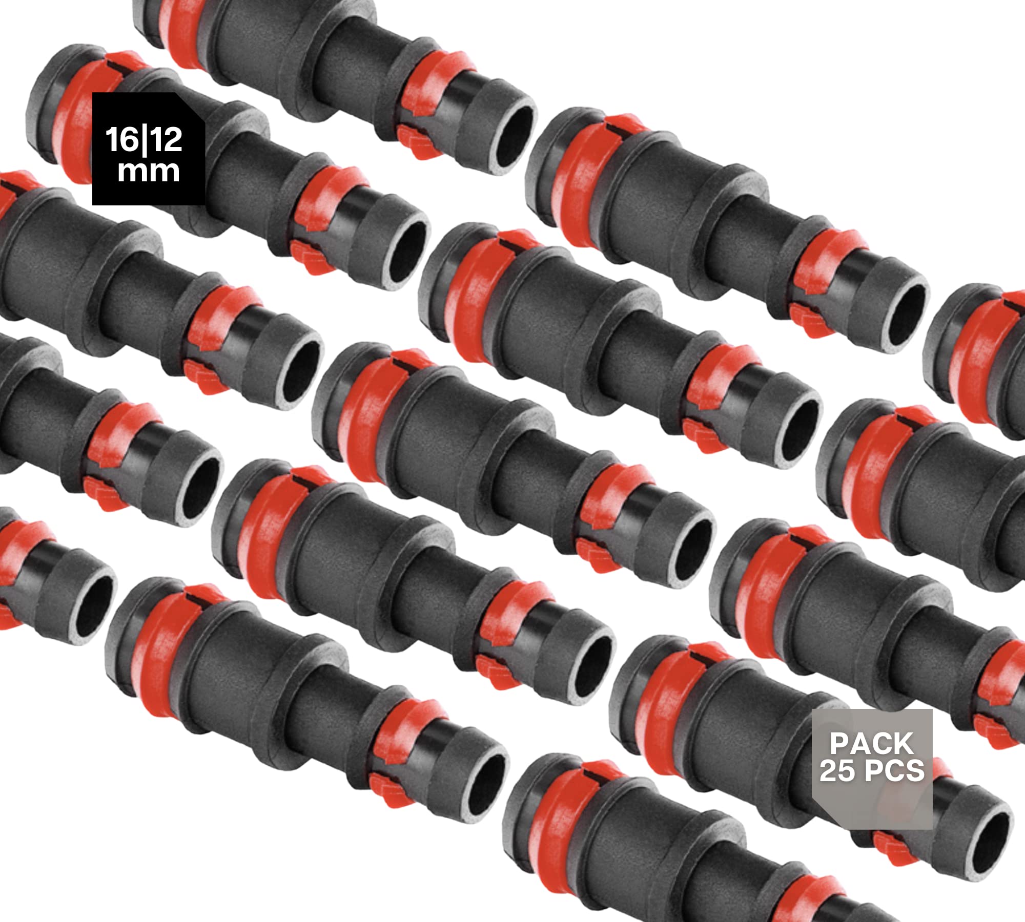 DOJA Barcelona | Raccordo a T Irrigazione 16mm | 100 pz | Connettore Irrigazione Raccordi T
