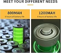 Vista 2 de Limpiaparabrisas recargable para casco de motocicleta, universal, impermeable, compatible con la mayoría de visores, 1200 mAh, color negro