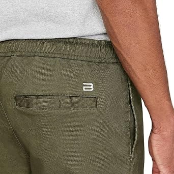 Buffalo David Bitton Men's Pull On Short (US, Alpha, X-Large, Regular, Regular, Olive)