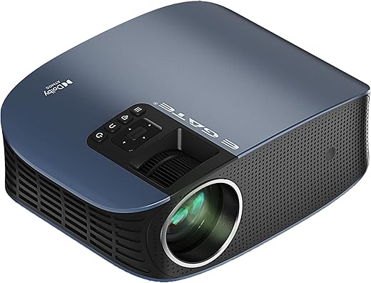 EGate O9 Android 9.0, FHD 1080p Native, 8100L (510 ANSI) 4K LED Projector, 210″ (534cm) Max Screen | 4P+4D Digital Keystone | Certified Dolby |…