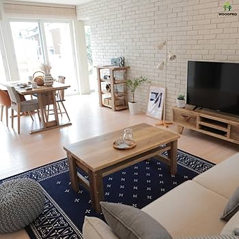 old ashiba WOODPRO センター ロー テーブル リビング 家具 WOODPRO本店】OLD ASHIBA Bタイプセンターテーブル（ガラス入り）