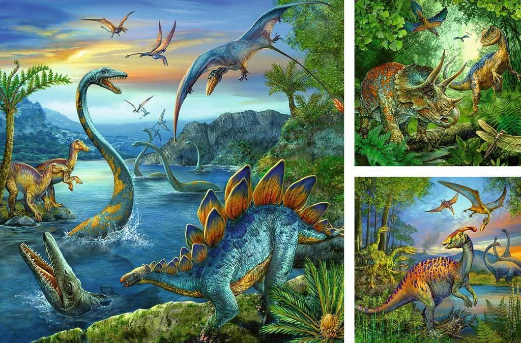 Ravensburger Dinosaur Fascination 3 x 49 Piece Jigsaw Puzzle Set - 09317 - Every Piece is Unique, Pieces Fit Together Perfectly - Image 2