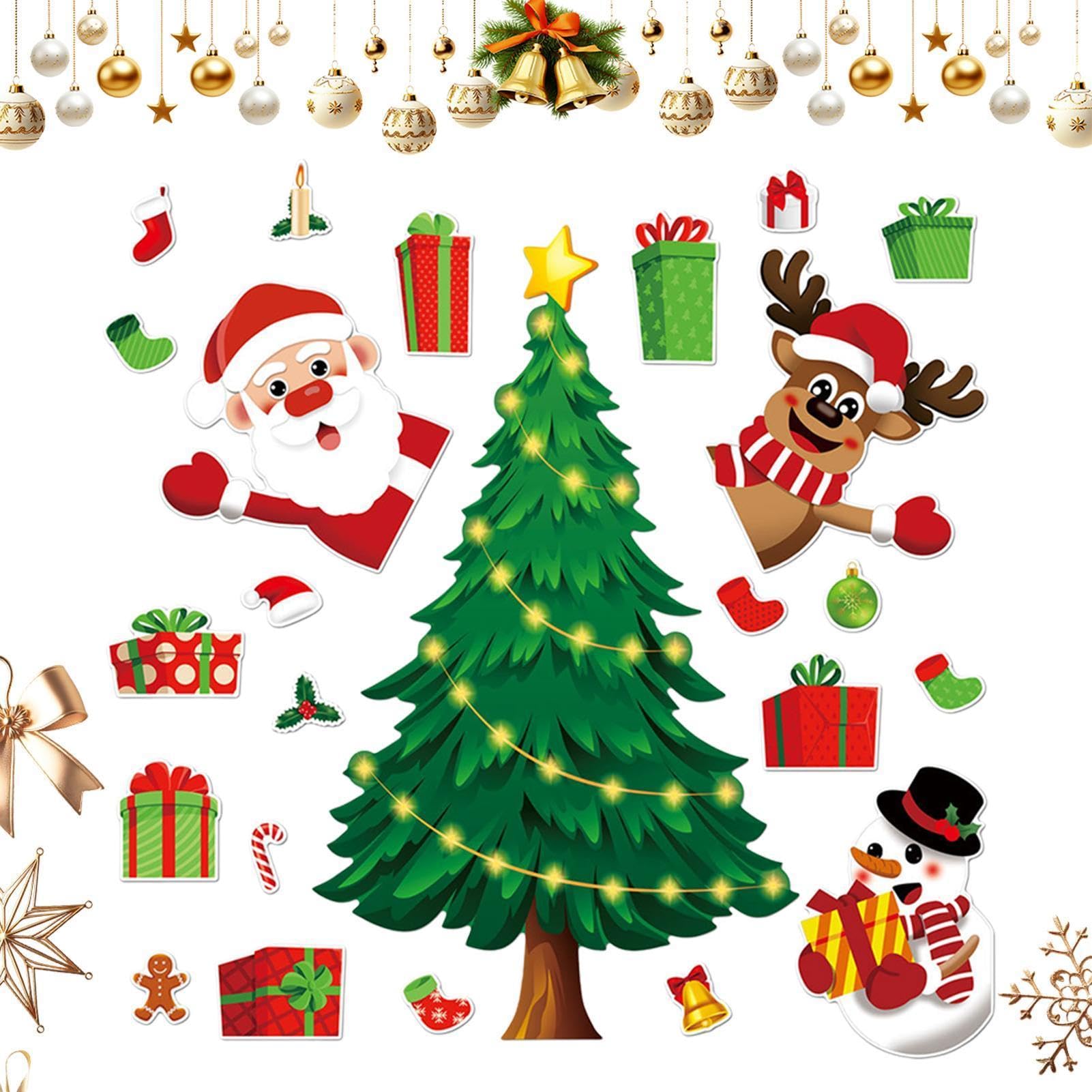 Kühlschrankmagnet-Set mit Weihnachtsmotiven, wiederverwendbar, Motiv: Vater