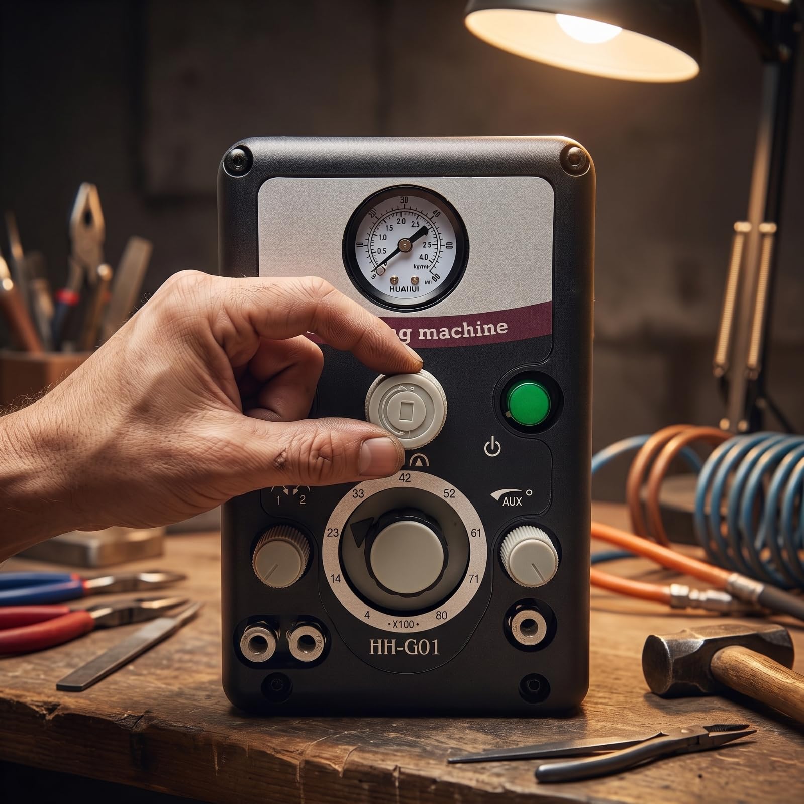 Elektrisch pneumatische Graviermaschine
