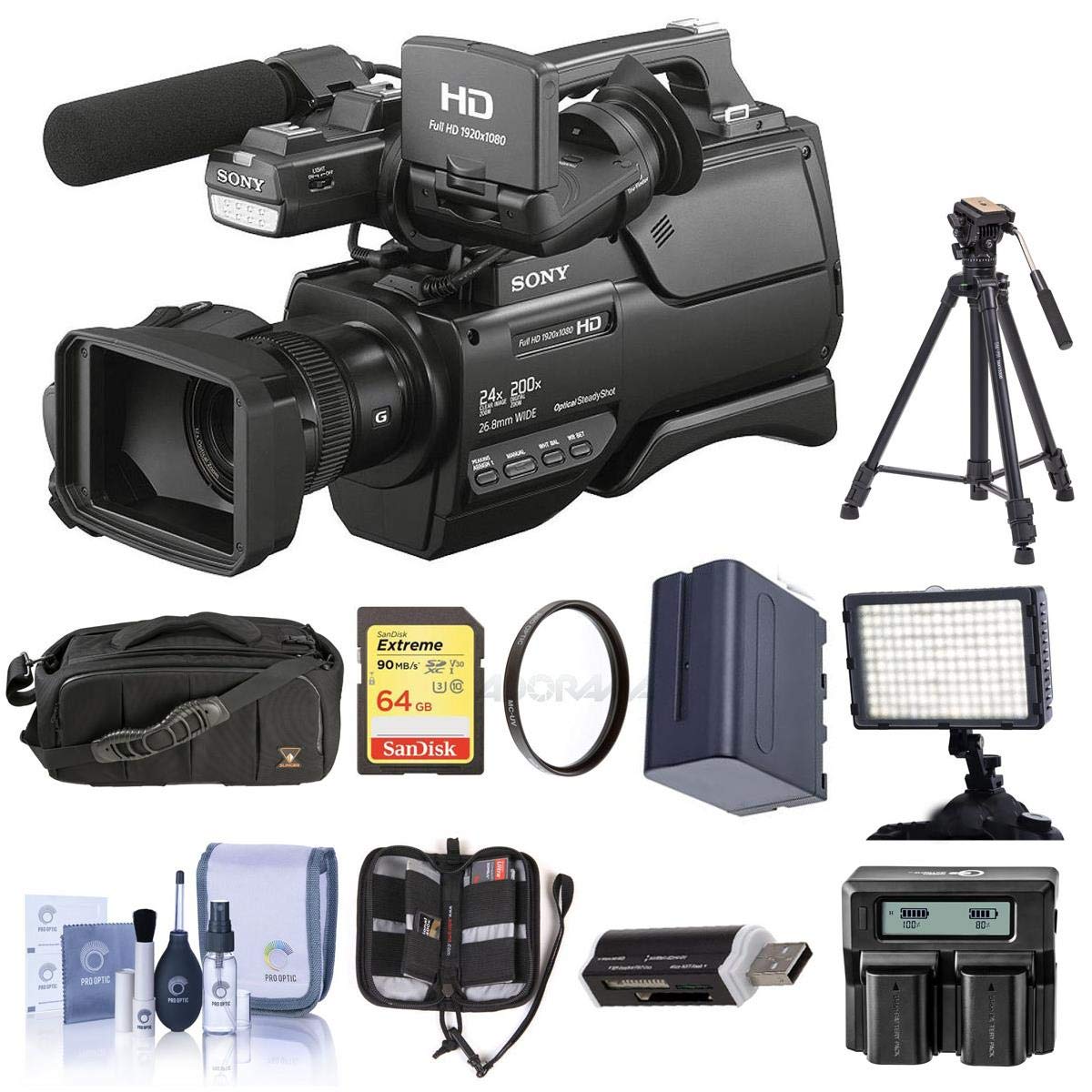 Sony HXR-MC2500 AVCHD Câmara De Vídeo Com Montagem No Ombro, 1/4