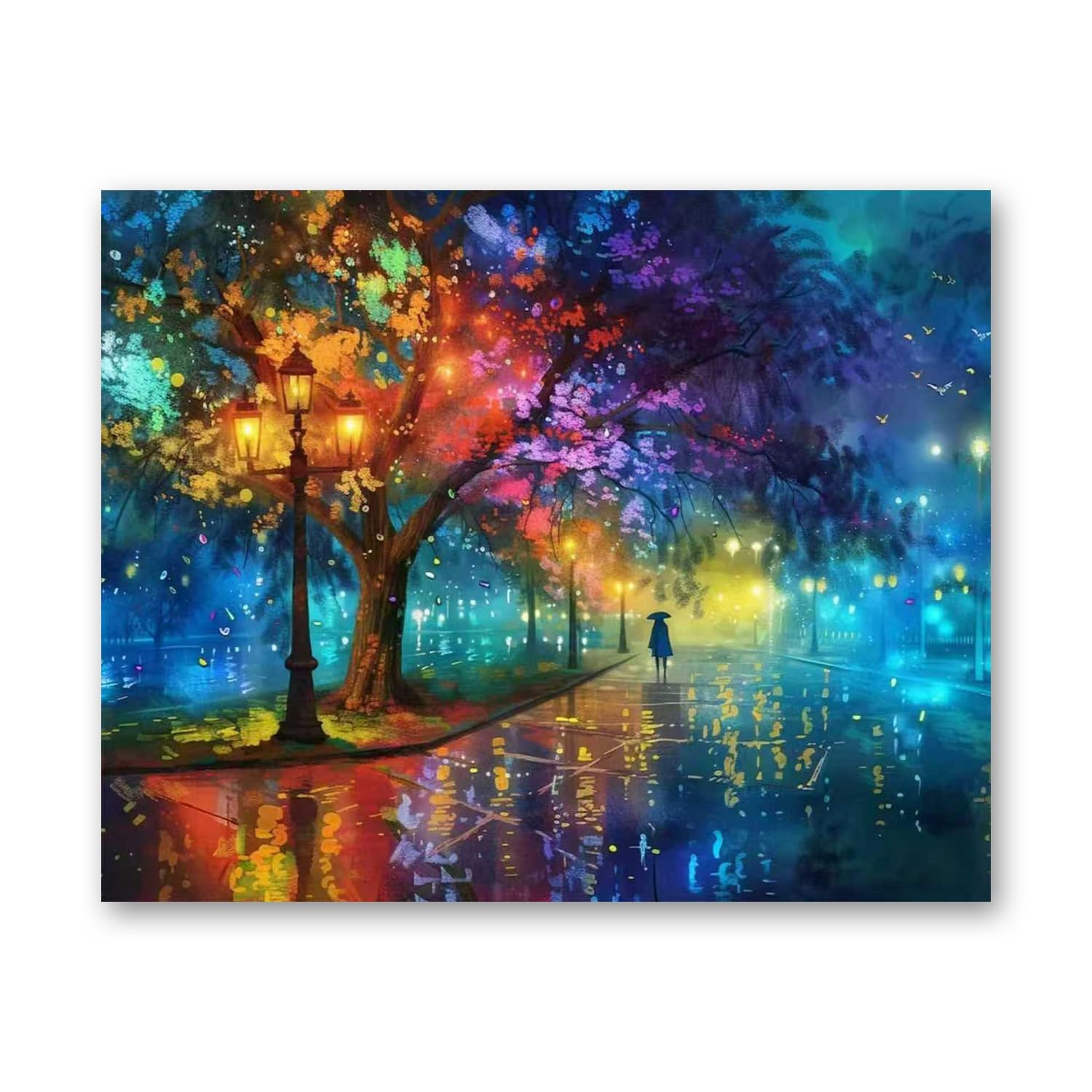 WEMEON Malen Nach Zahlen Erwachsene(40X50cm)