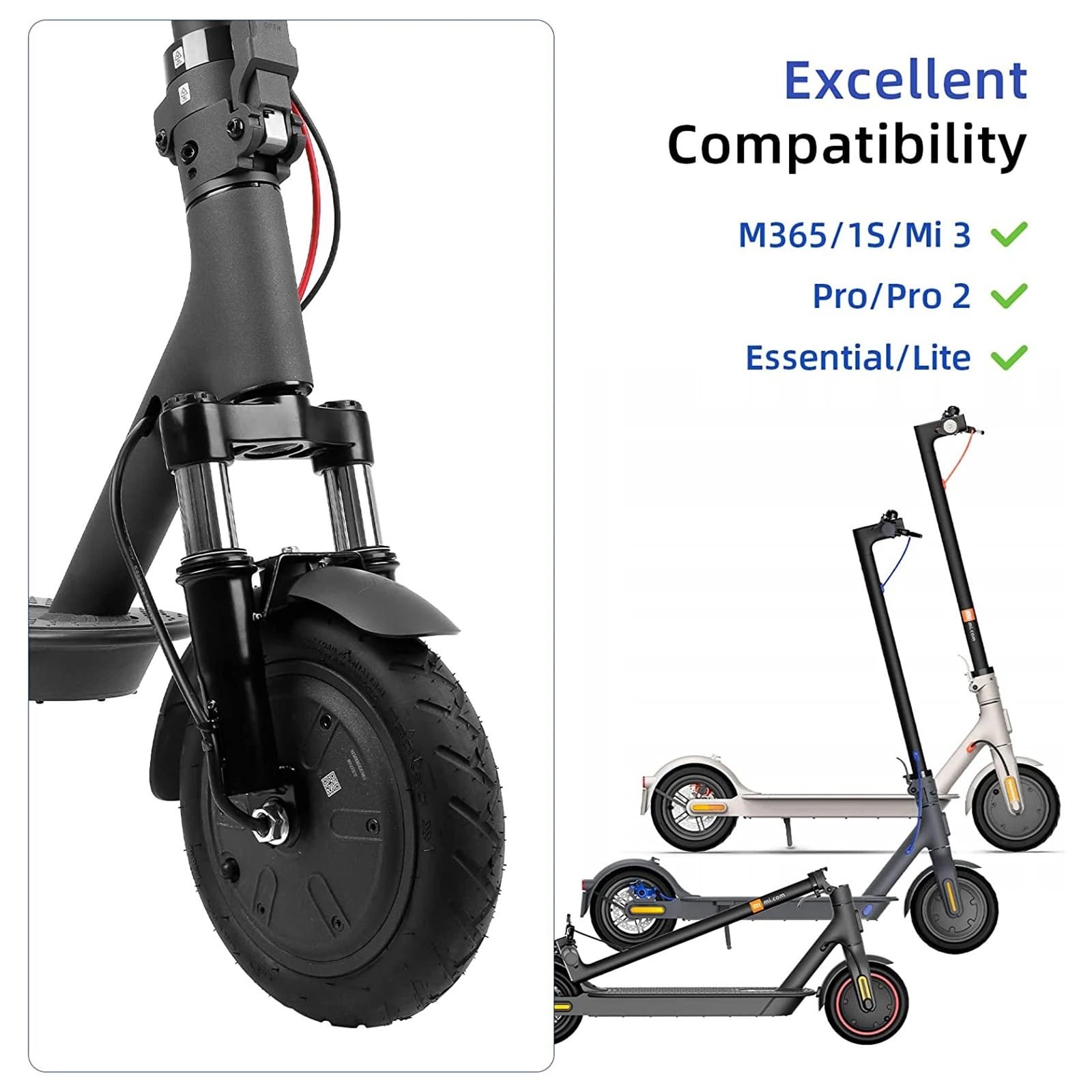 Pasuje do Xiaomi M365/Pro/1S/Mi3 Ulip Scooter Hydrauliczny przedni amortyzator Przedni widelec Zawieszenie Amortyzator Akcesoria wspornik szpula wahacza(Front absorber)