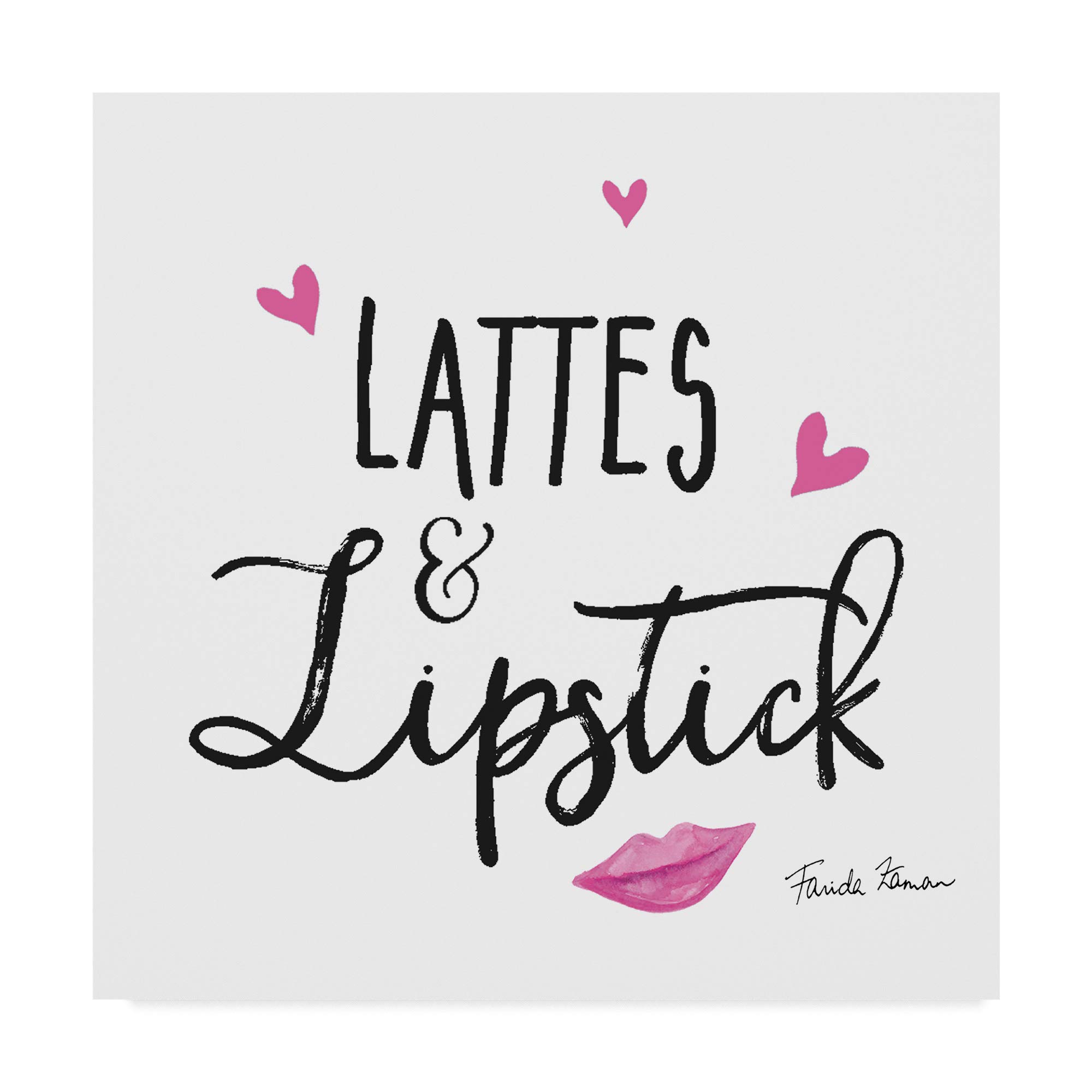 Lattes and Lipstick by Farida Zaman, 24x24