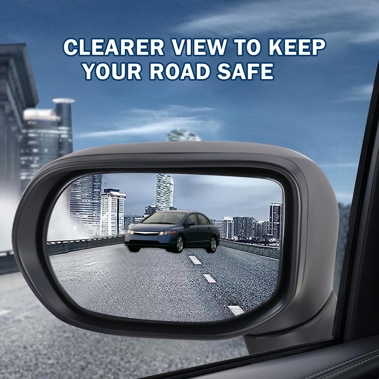 Sell 2006-2011 CIVIC DX COUPE MANUAL MIRROR 2007 2008 2009 2010 NON FOLD RAW BLACK RH In - Foto 8